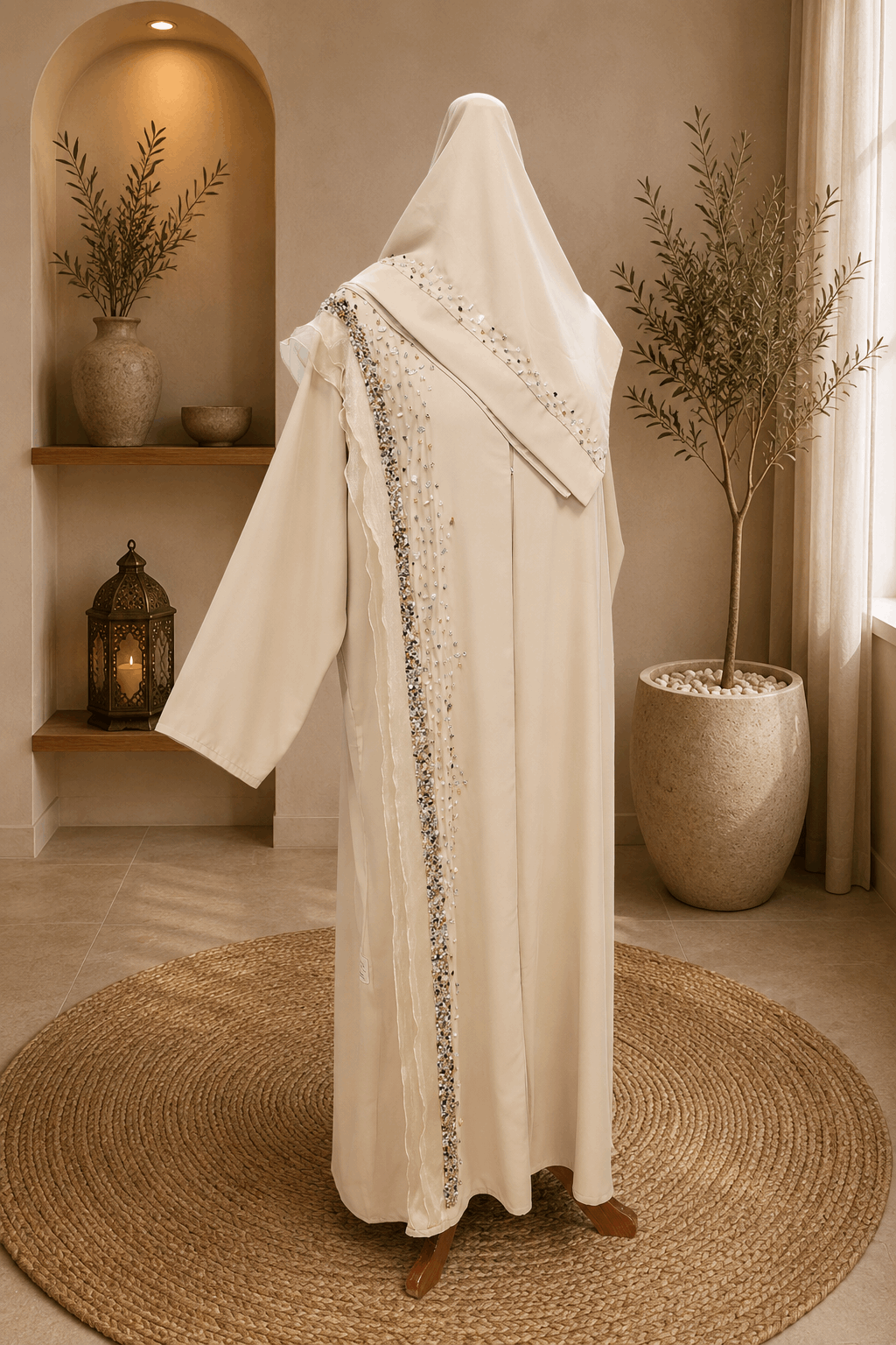 A1057 Korean Nada Abaya
