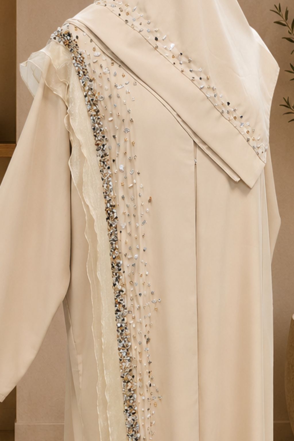 A1057 Korean Nada Abaya