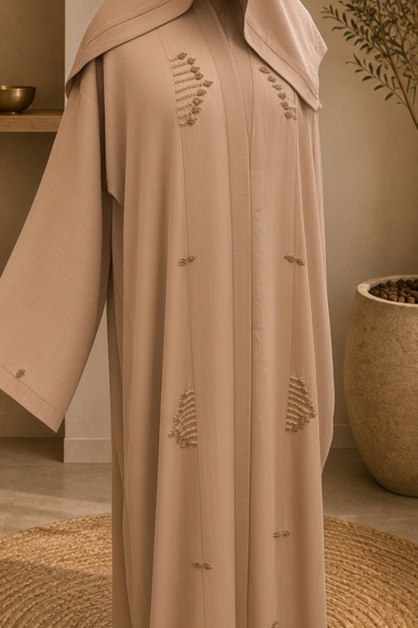 A1261 Crinkle Nada Abaya