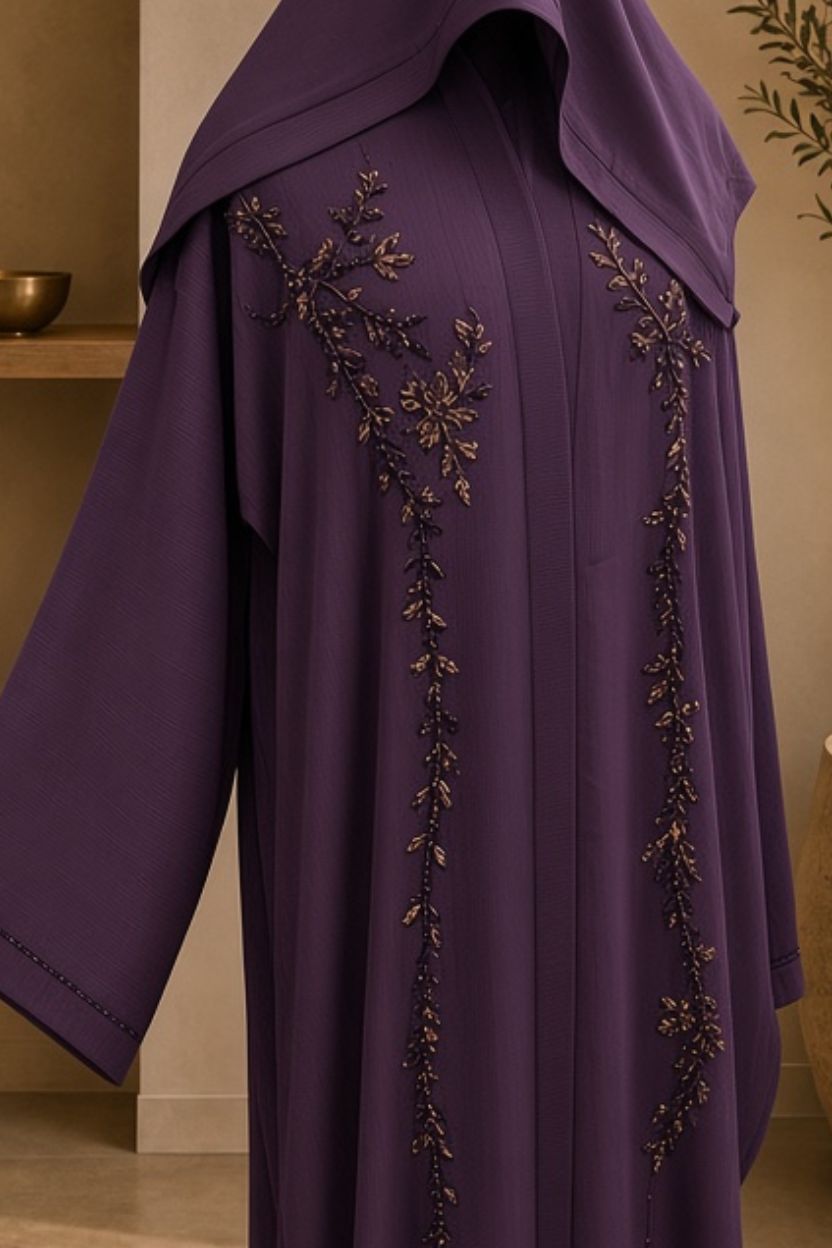A1265 Crinkle Nada Abaya