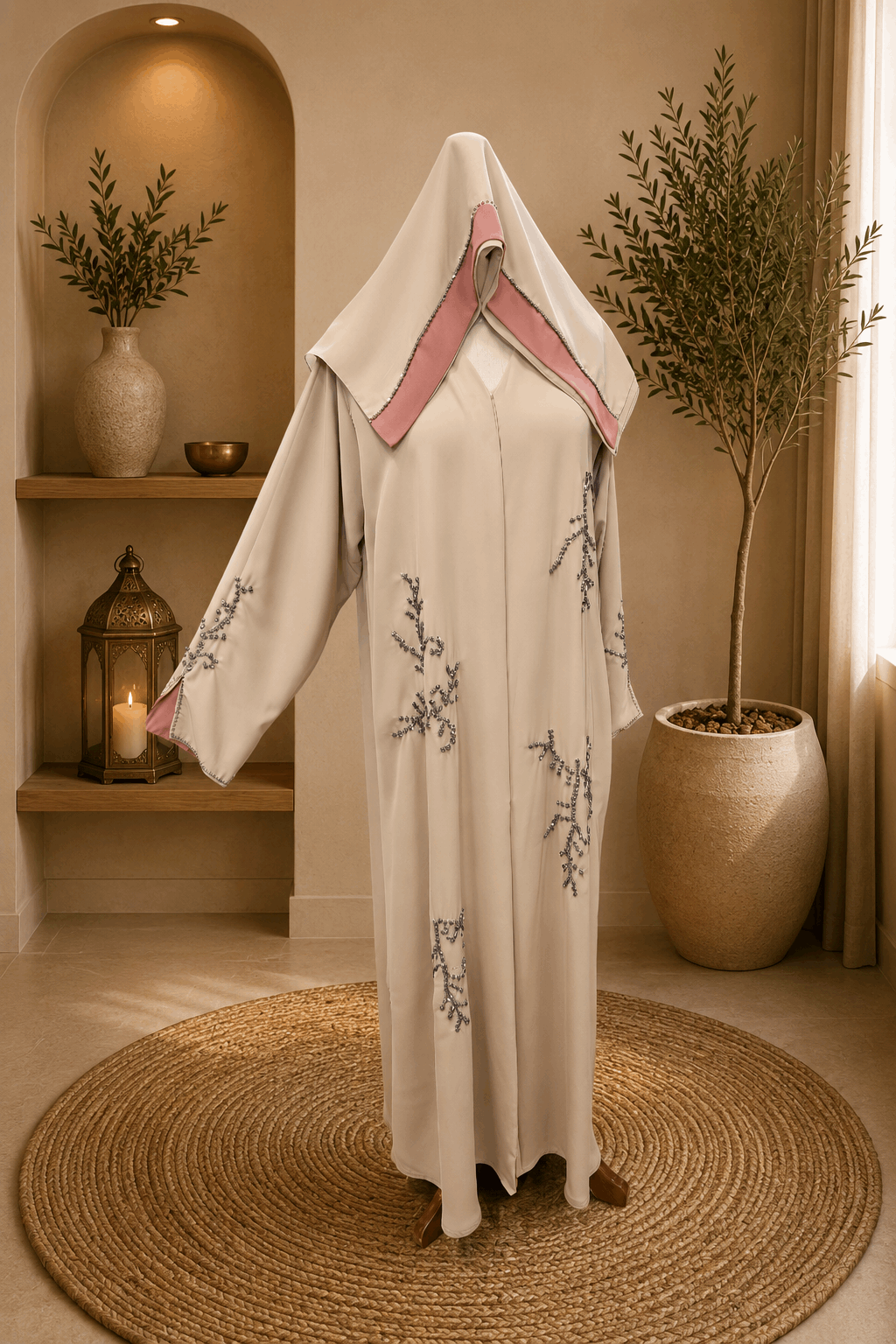 A1357 Korean Nada Abaya