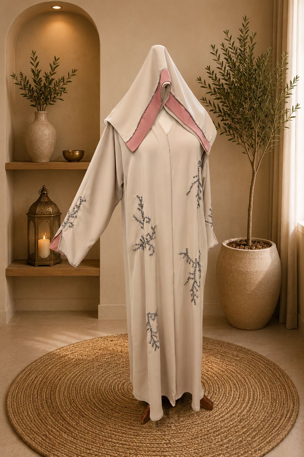 A1357 Korean Nada Abaya