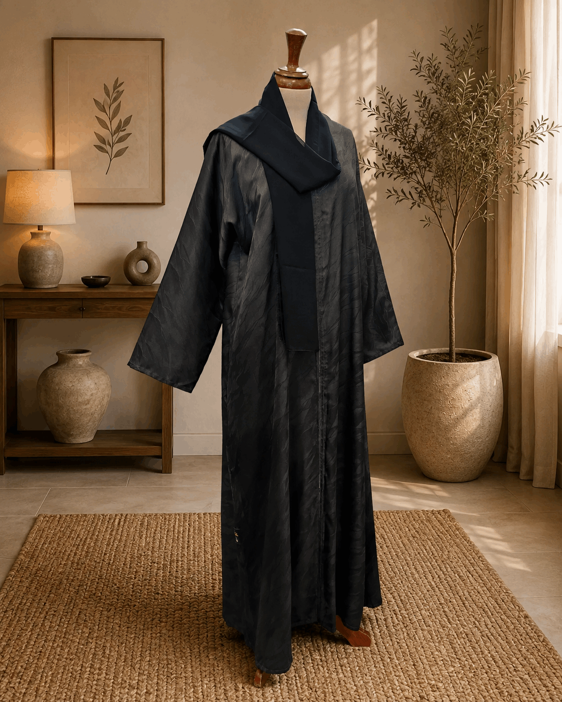 A1520 Viscose Abaya