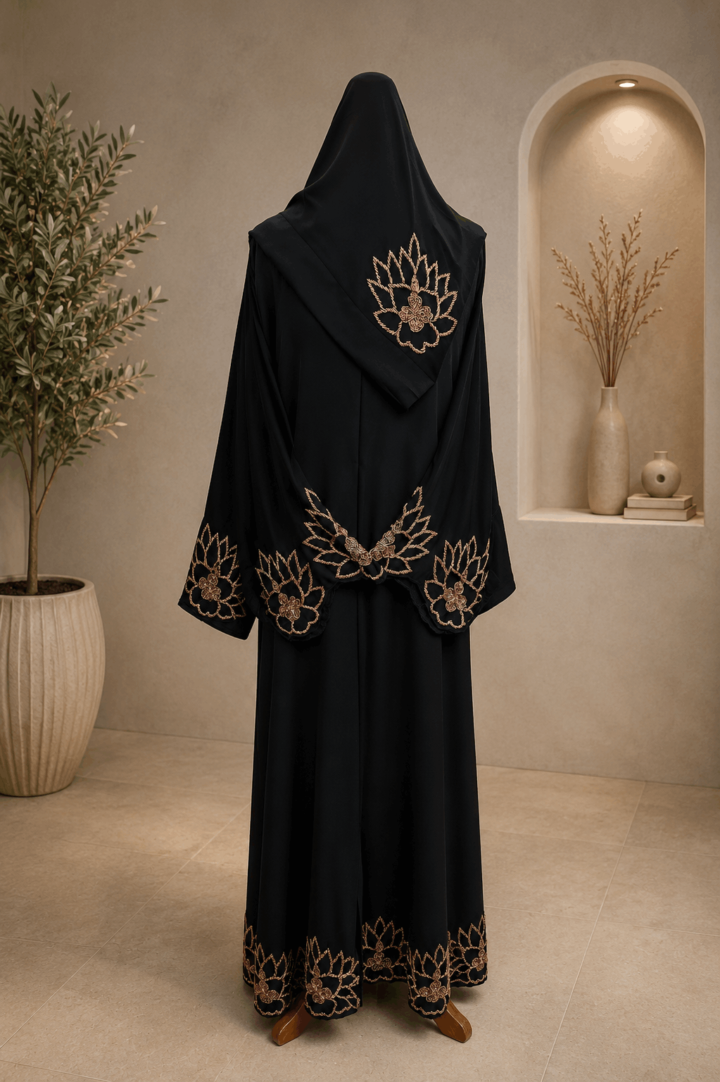 A1627 Korean Nada Abaya