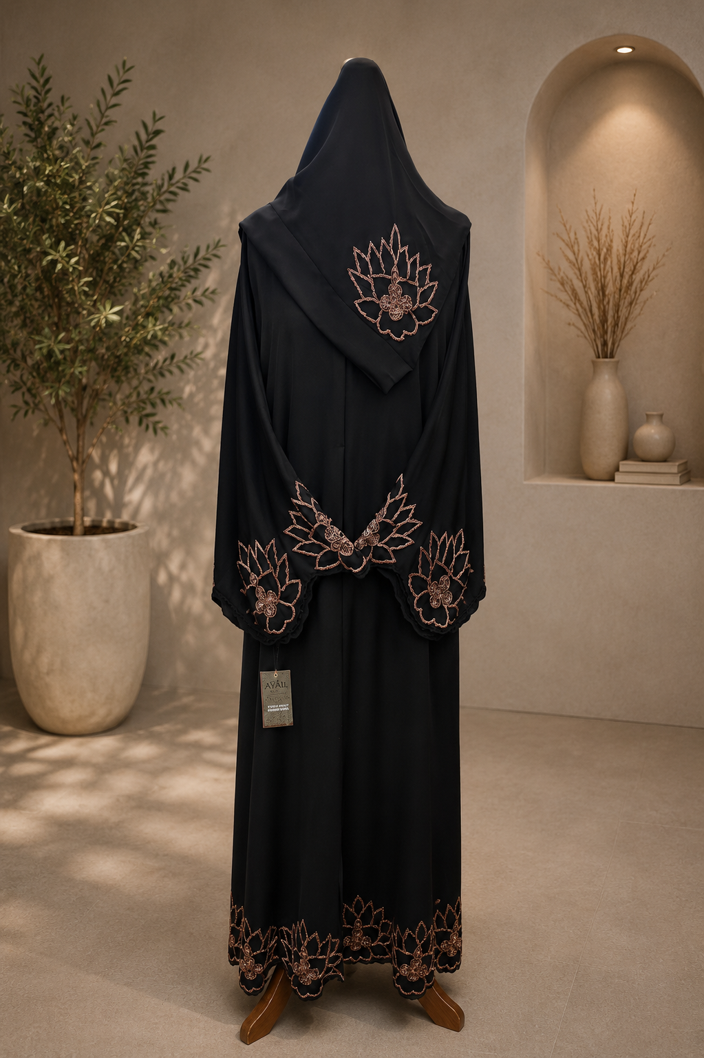 A1627 Korean Nada Abaya