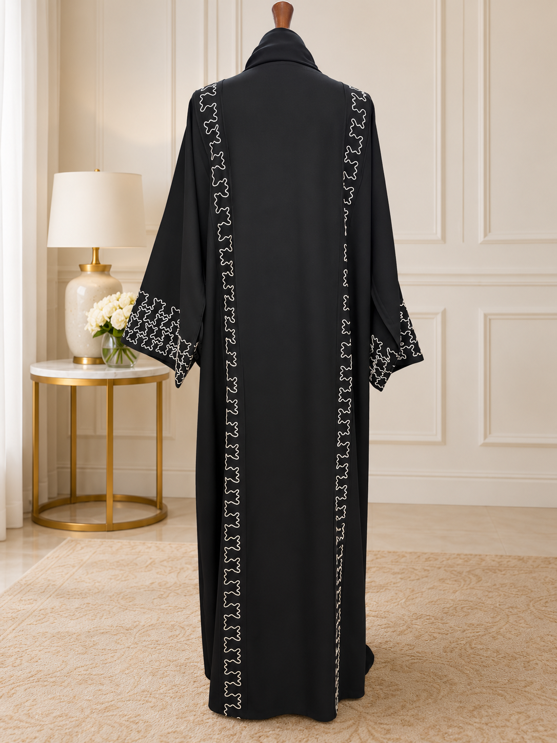 A1685 Crepe Abaya
