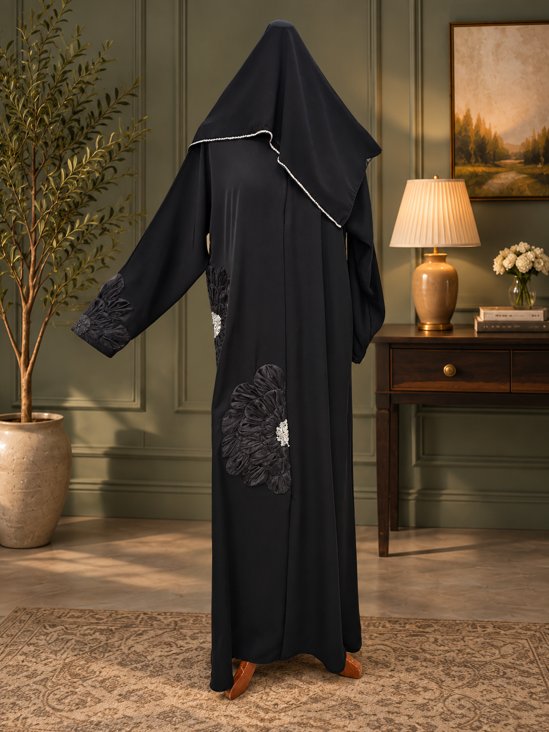 A1402 Korean Nada Abaya