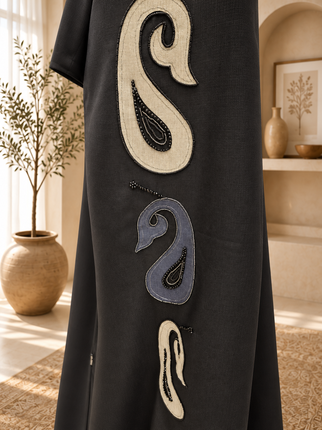 A1699 Crepe Abaya