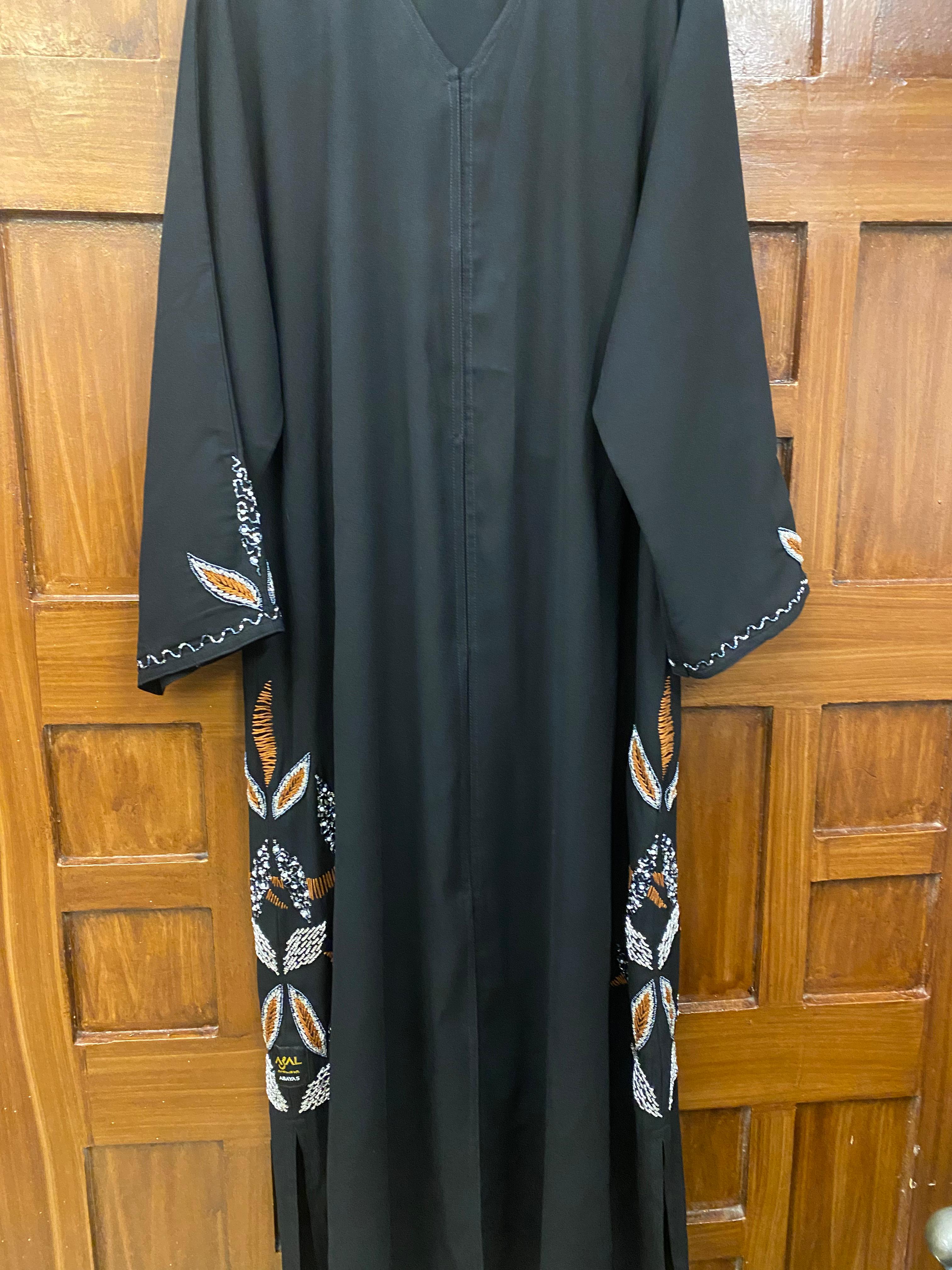 HZ A1047 Korean Crepe Abaya ASAL Abayas