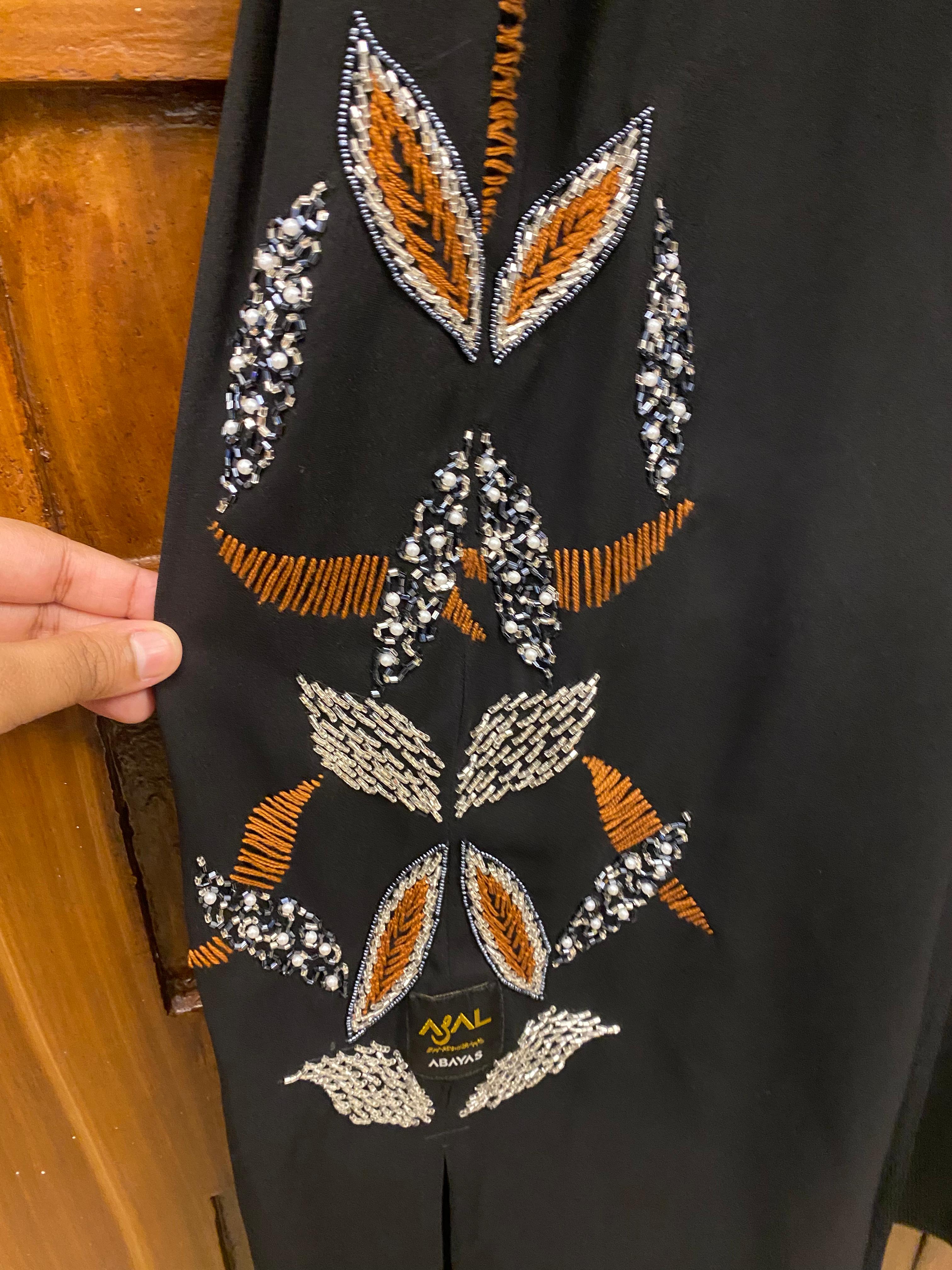 HZ A1047 Korean Crepe Abaya ASAL Abayas