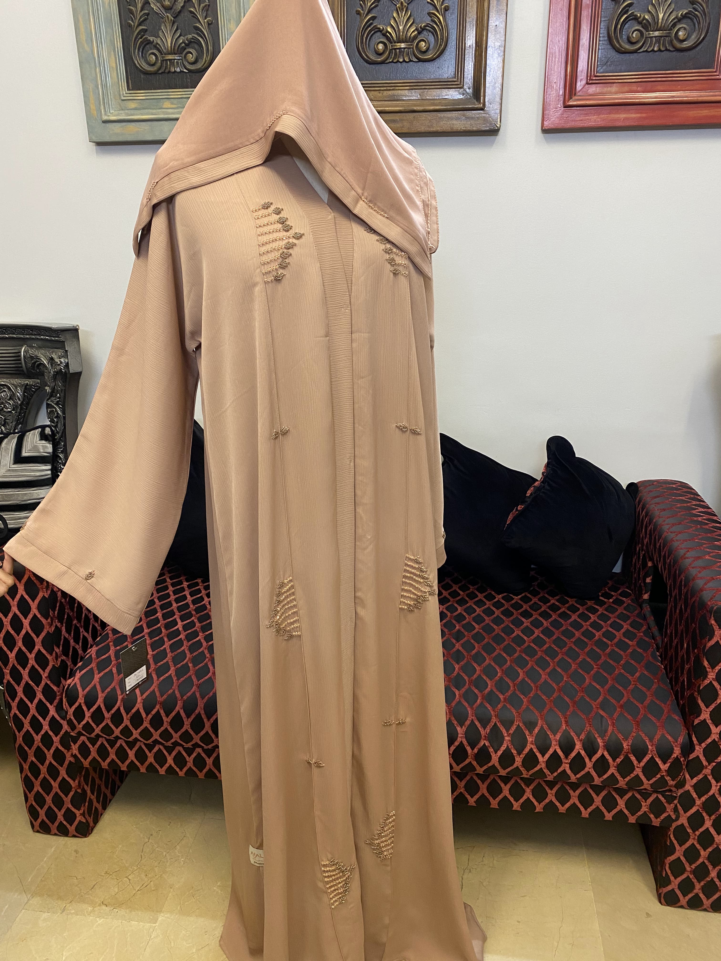 A1261 Crinkle Nada Abaya