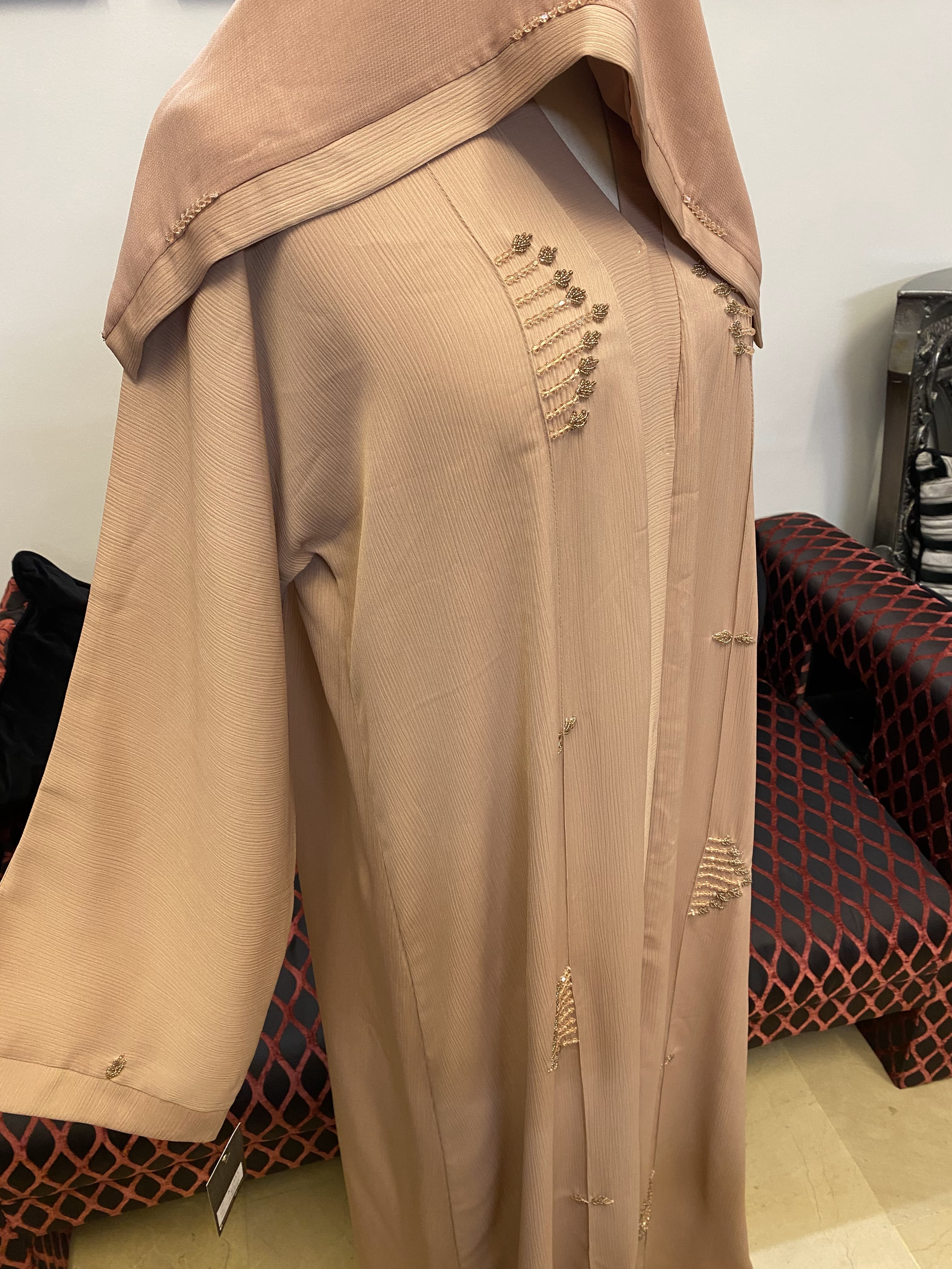 A1261 Crinkle Nada Abaya