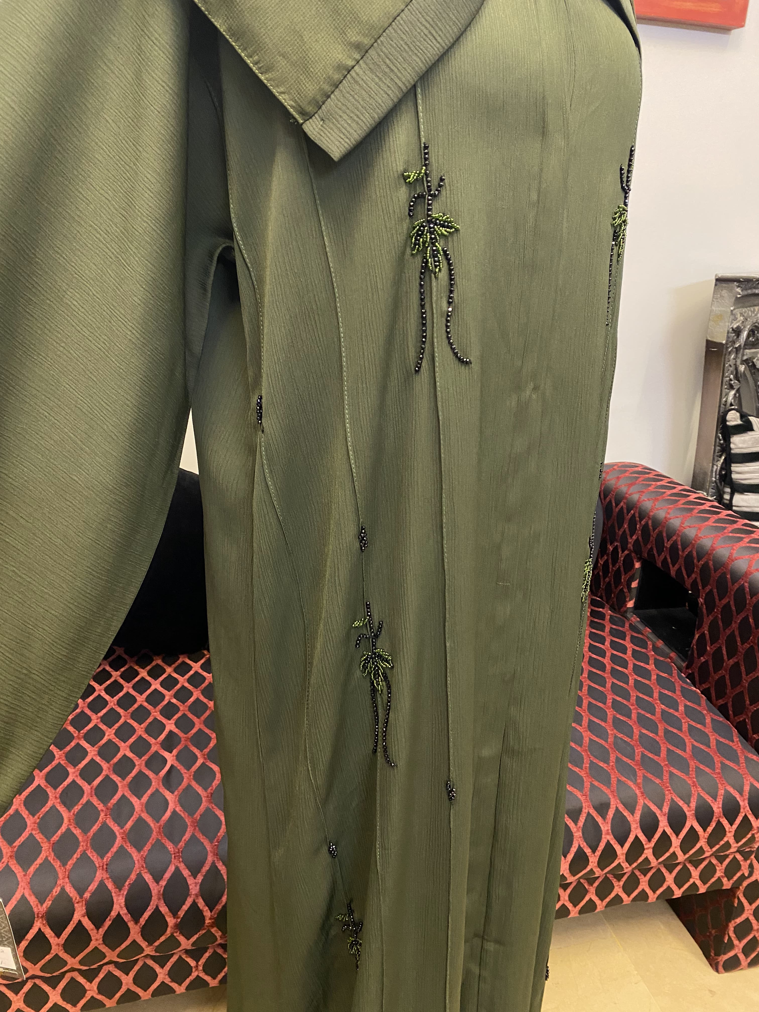 A1262 Crinkle Nada Abaya