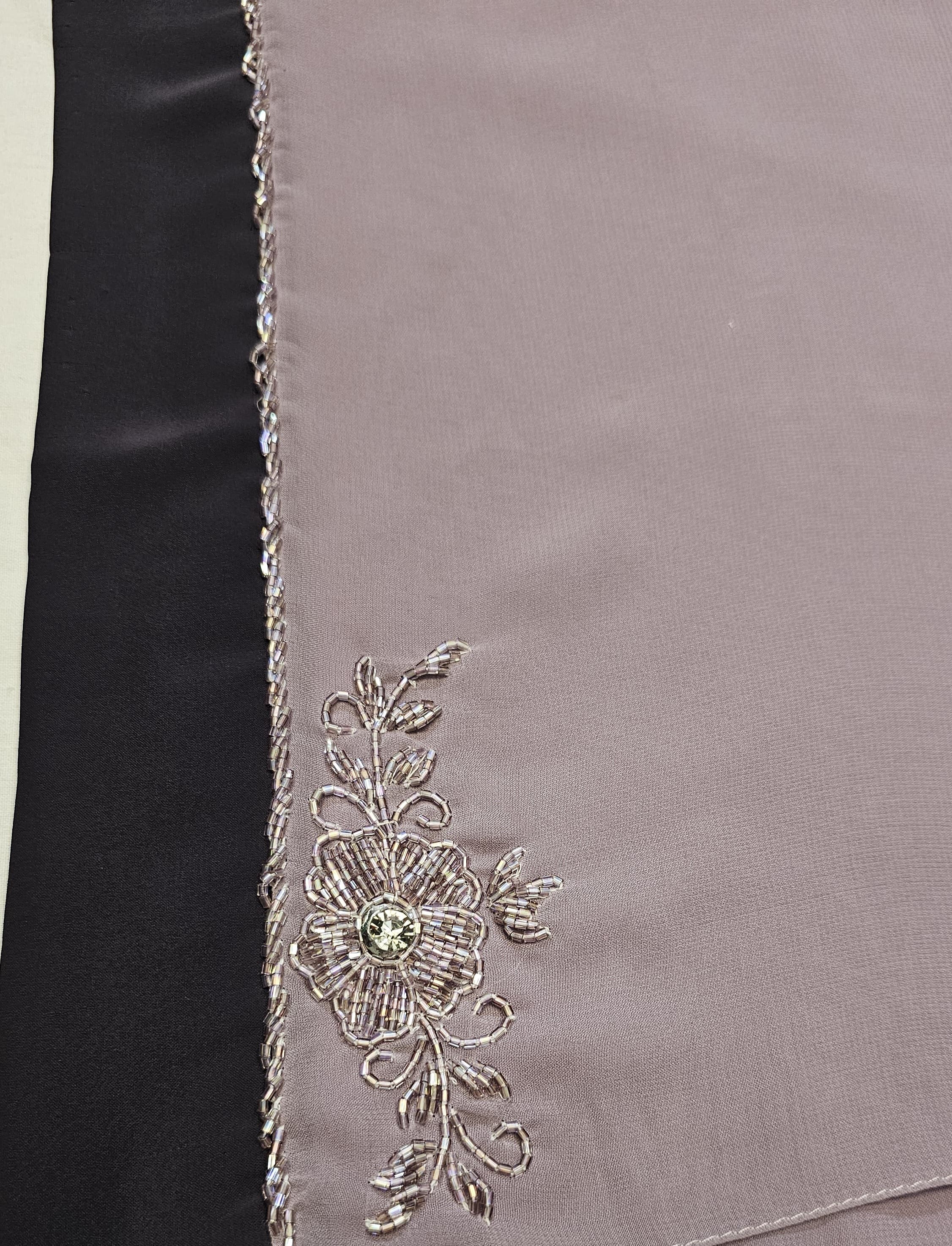 Plain Chiffon Sheilah with Handwork