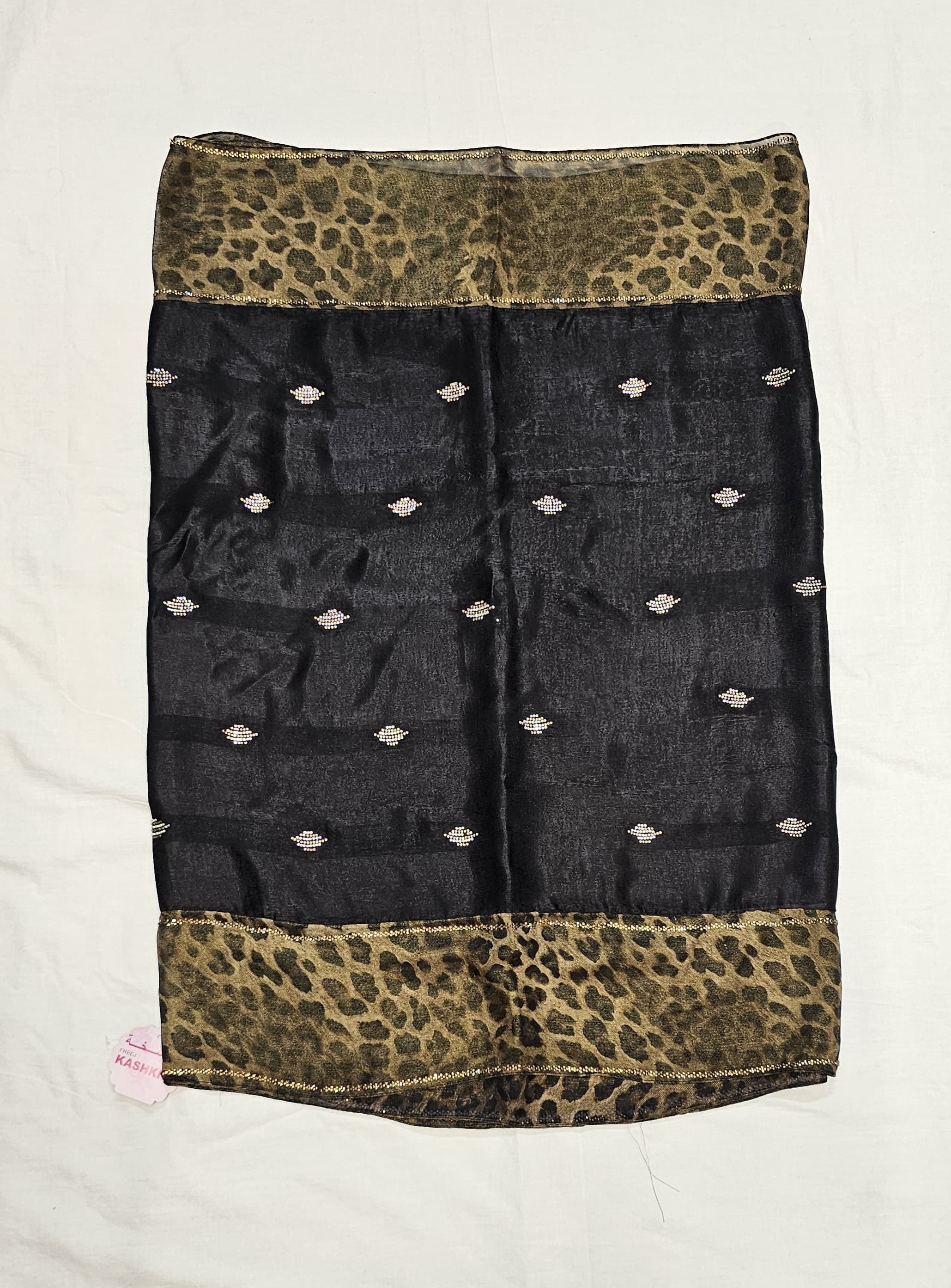 Shimmer Satin Cheetah Print Sheilah