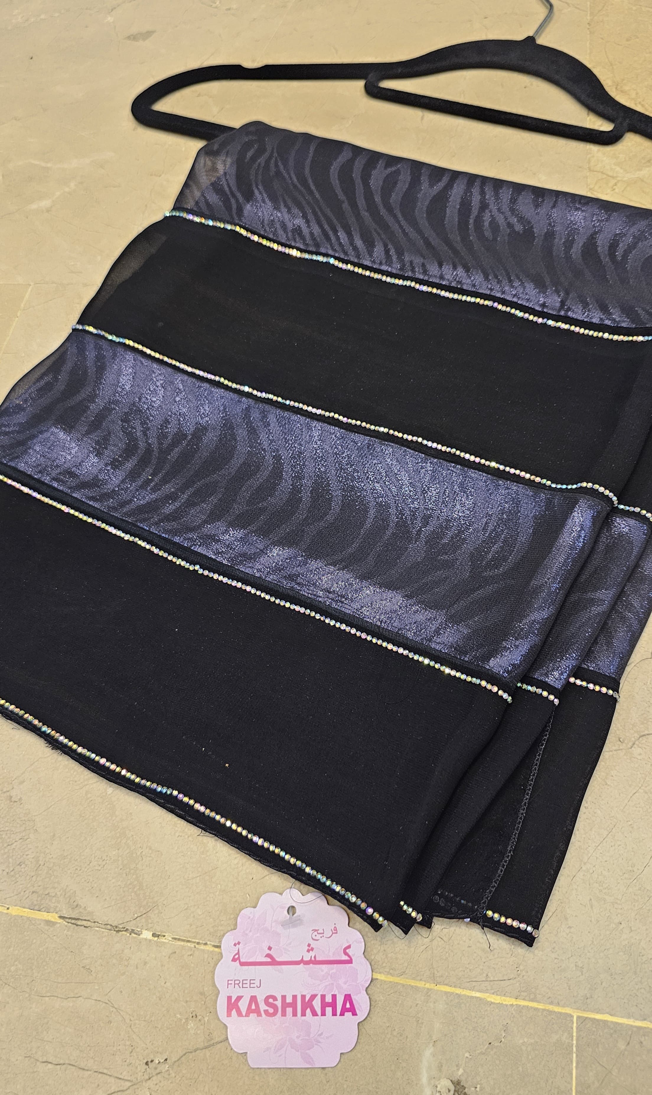 Chiffon with Shimmer Satin Sheilah