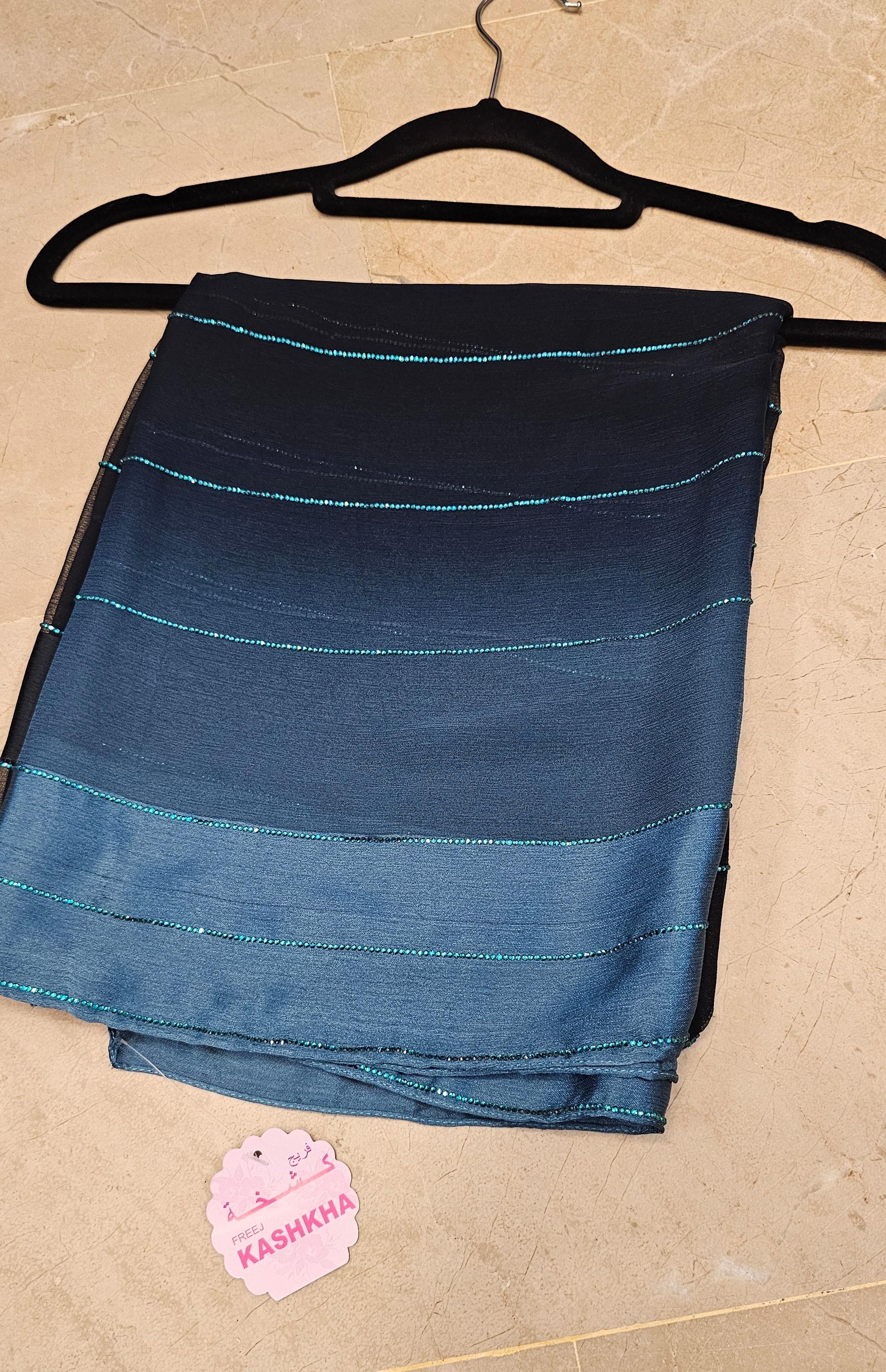 Shaded Crinkle Chiffon Sheilah