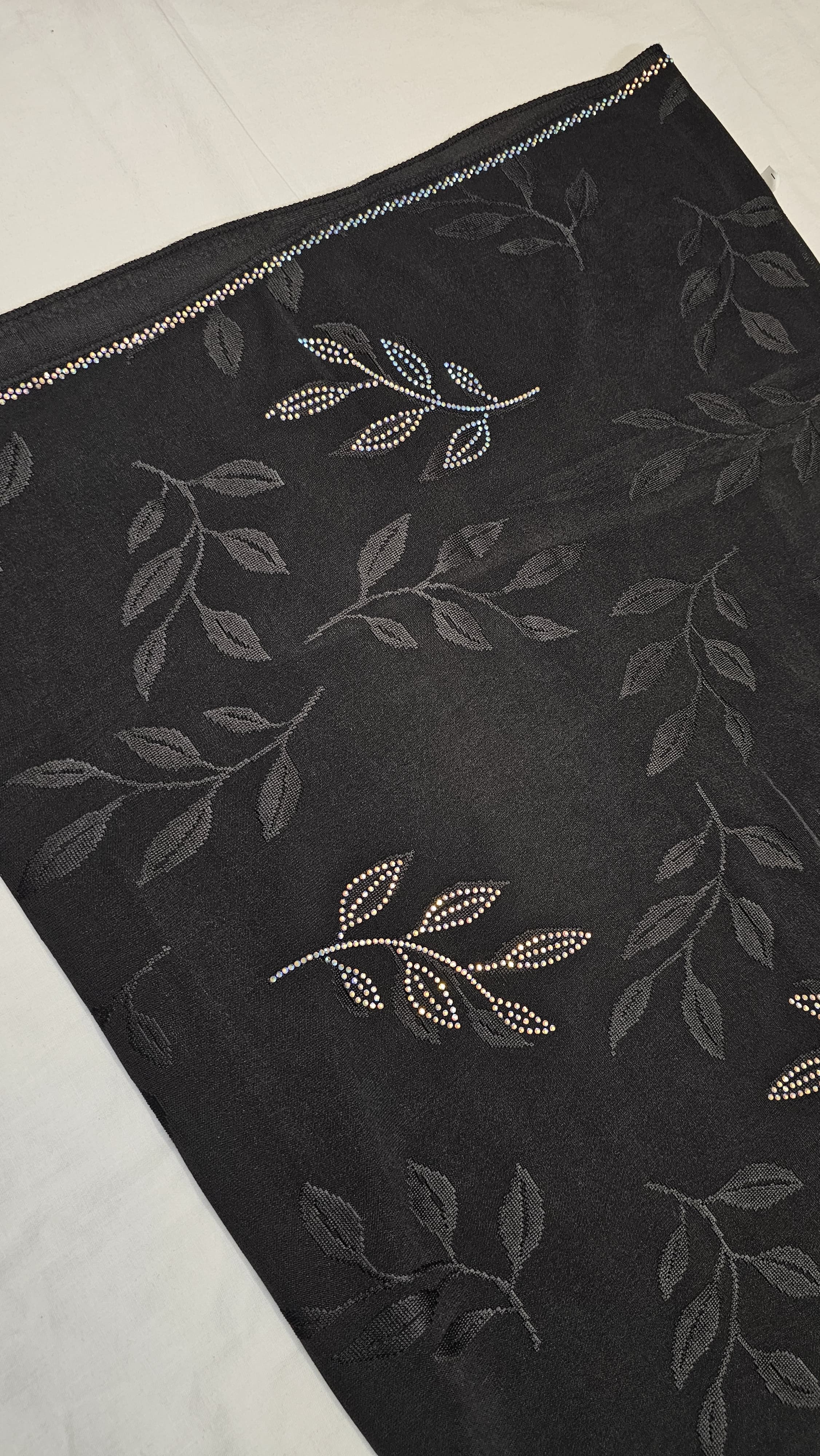 Cotton Jersey Stole with Stones