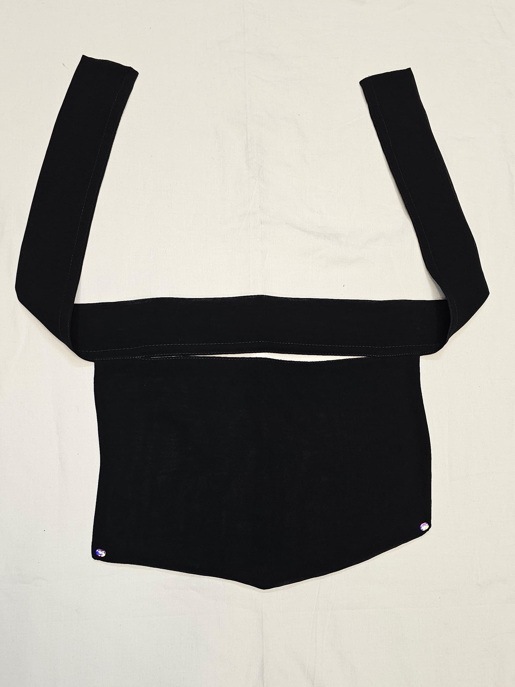 Short V Naqaab with Corner Stones