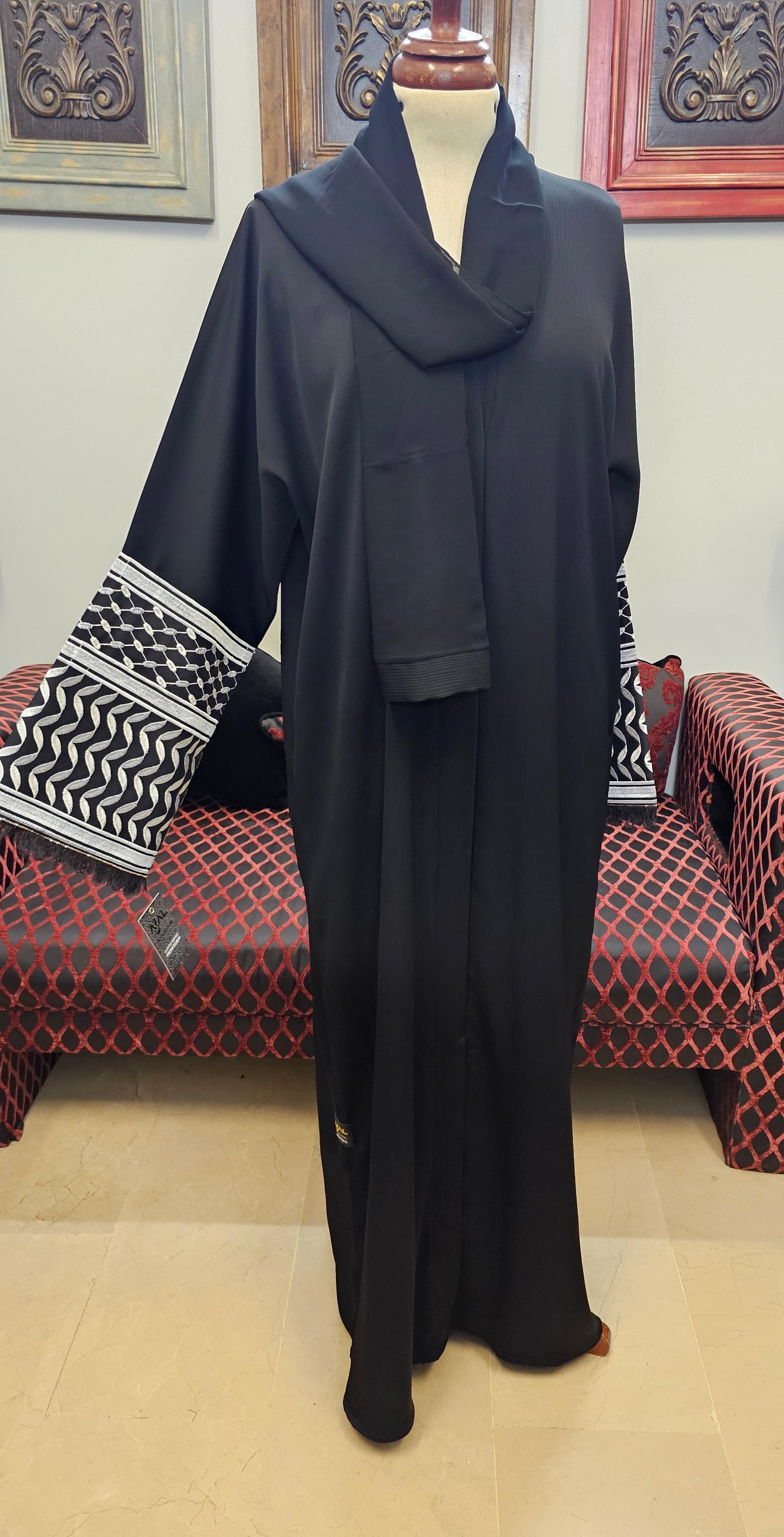 A1437 Crinkle Nada Abaya