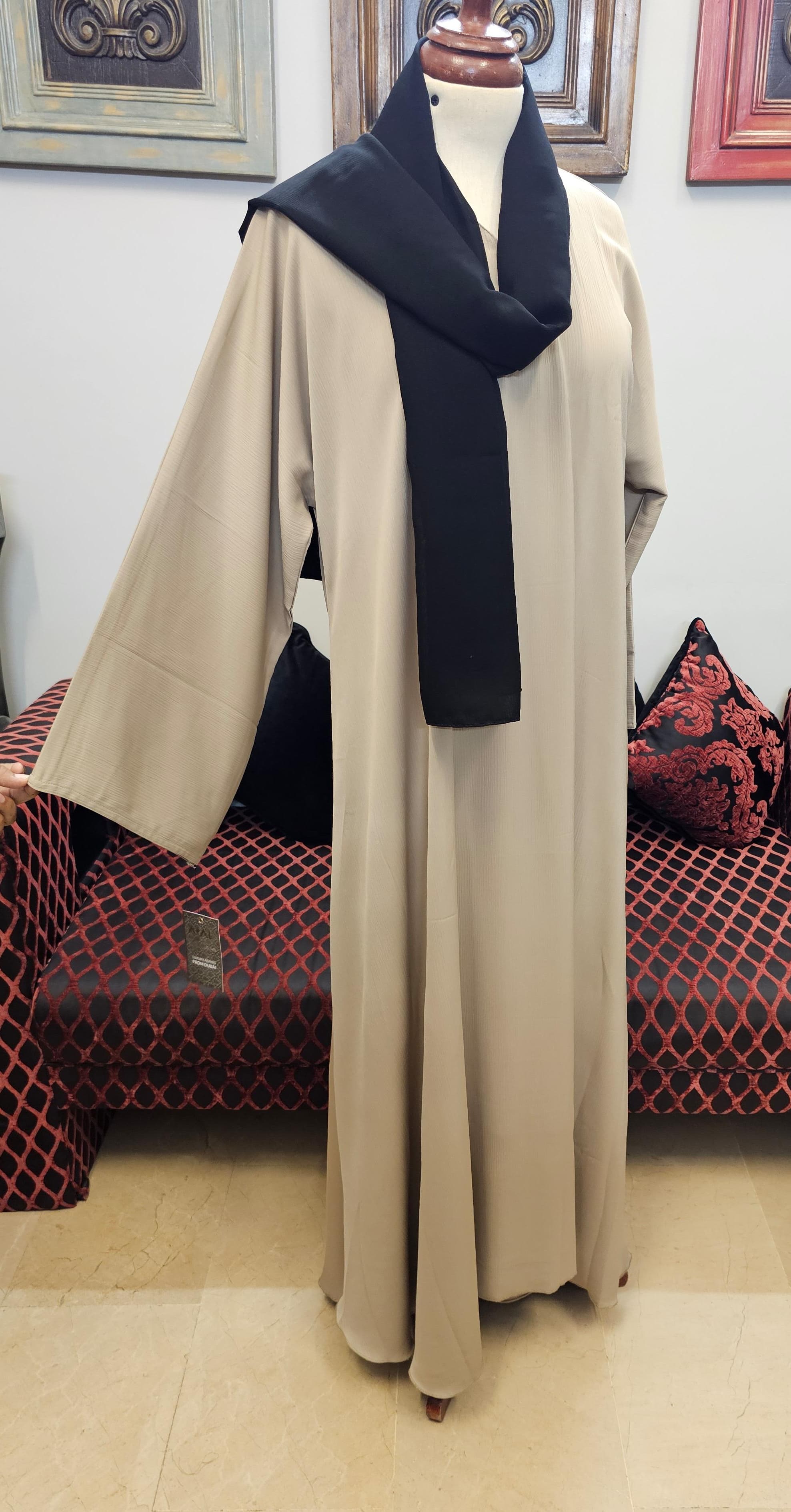 A1455 Crinkle Nada Abaya