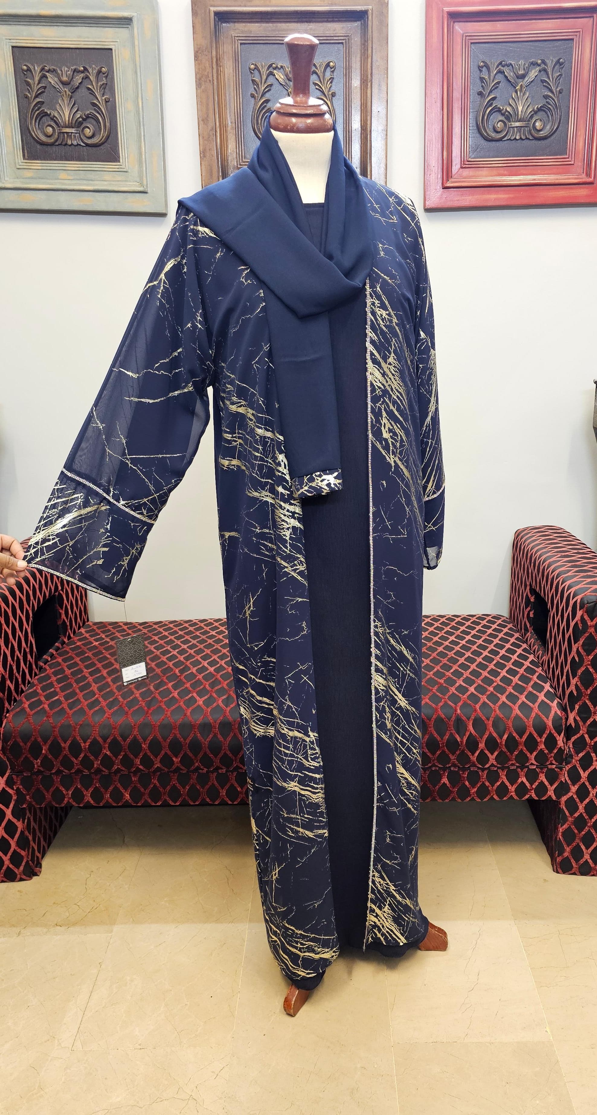 A1441 Chhiffon Abaya