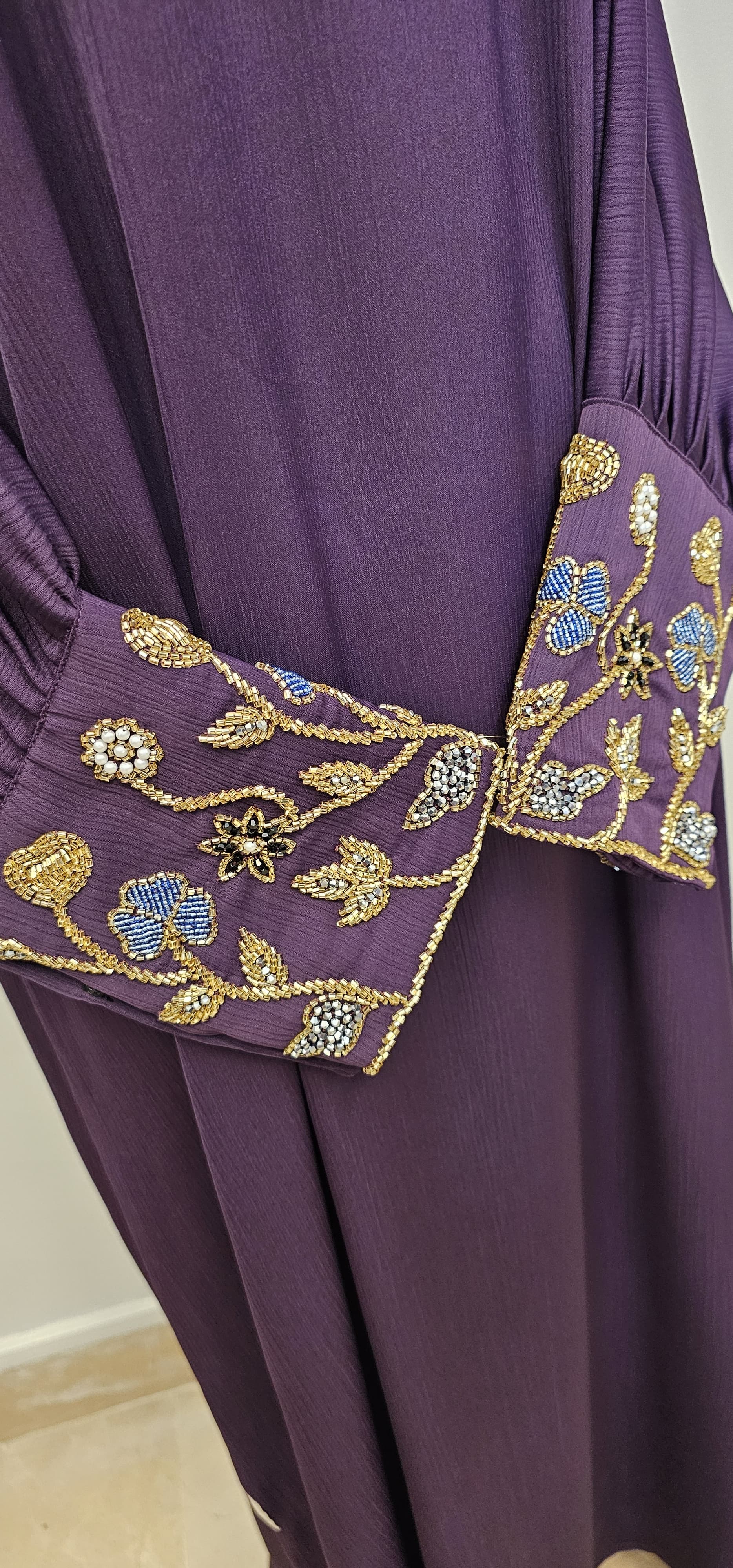 A1400 Korean Crinkle Nada Abaya