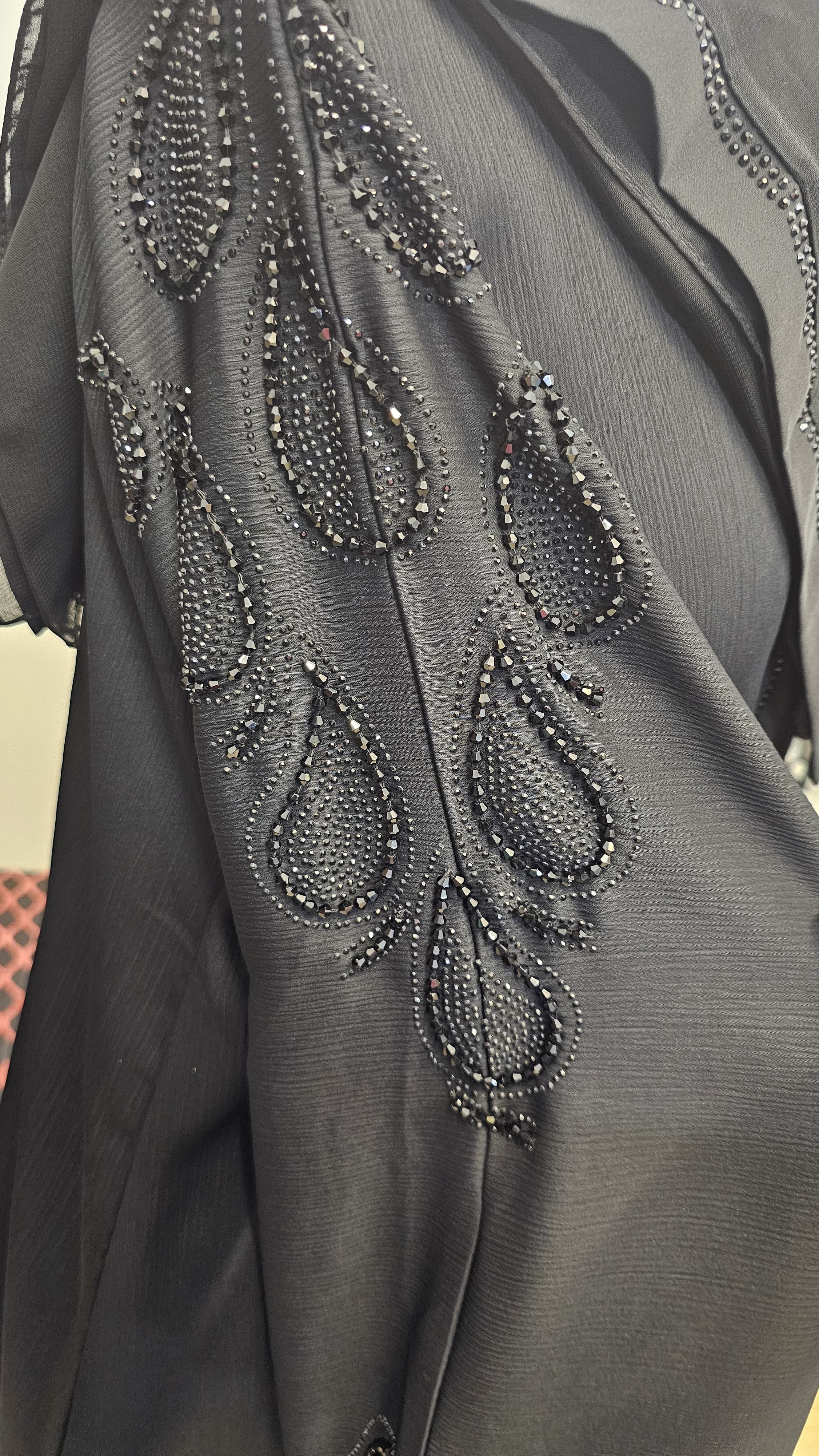 A1018 Crinkle Nada Abaya