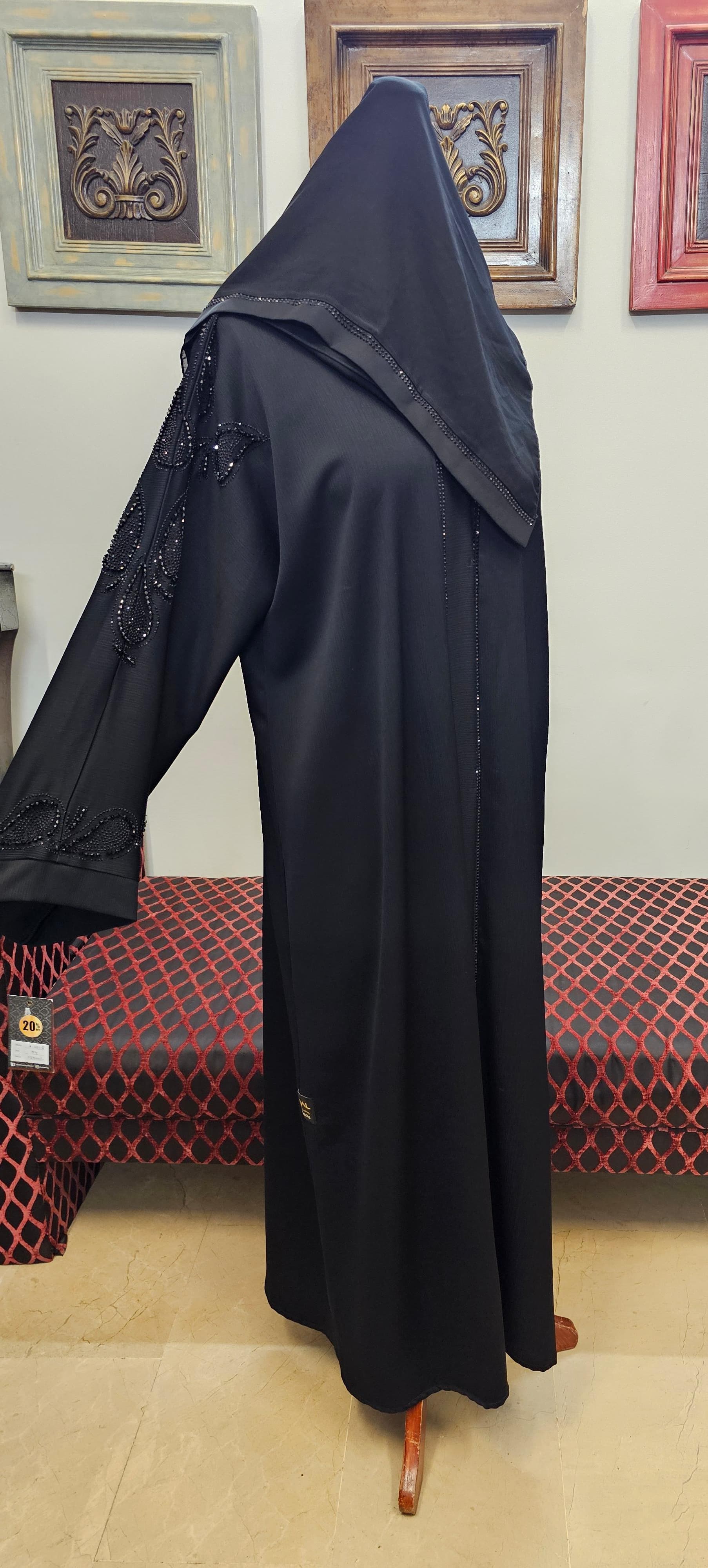 A1018 Crinkle Nada Abaya