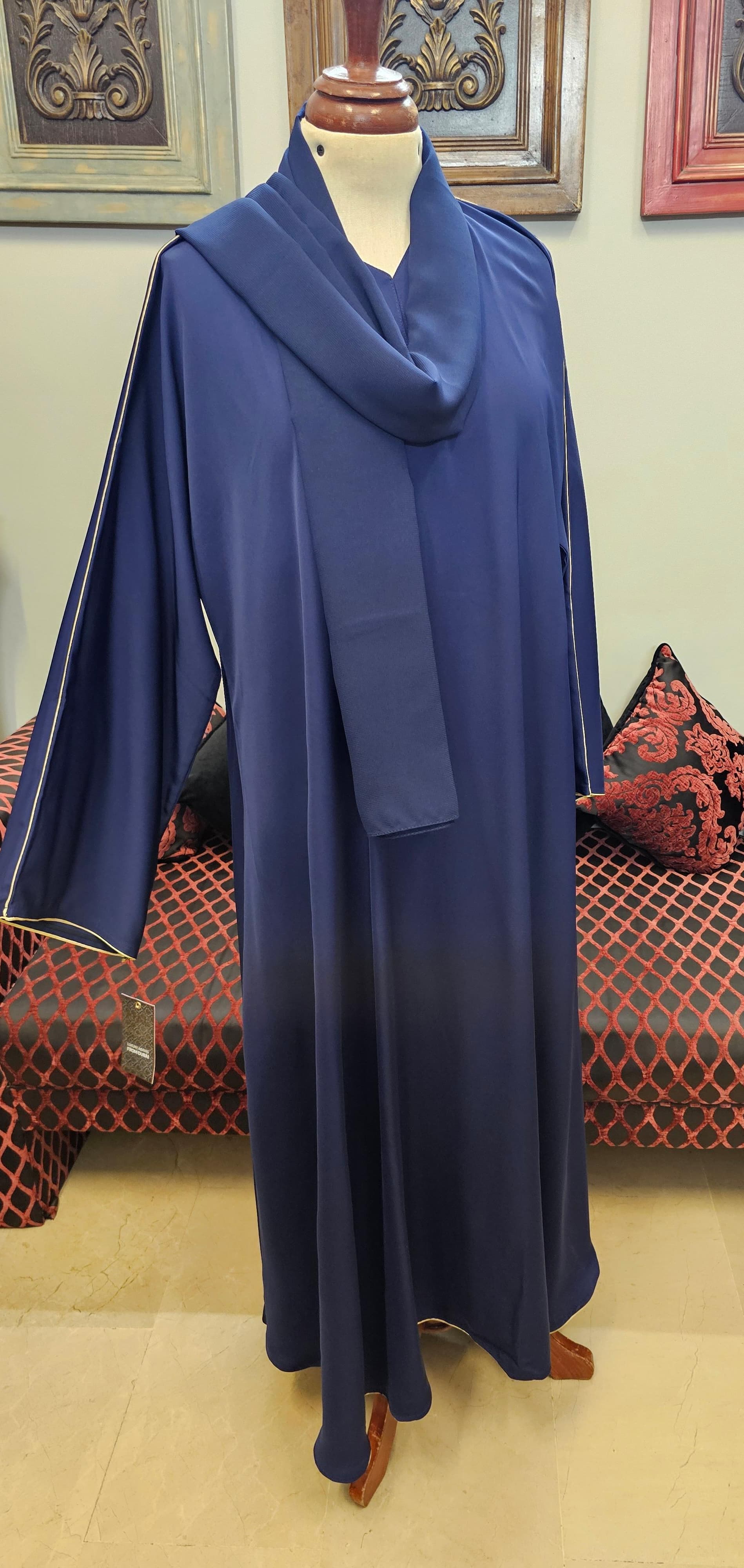 A1455 Crinkle Nada Abaya