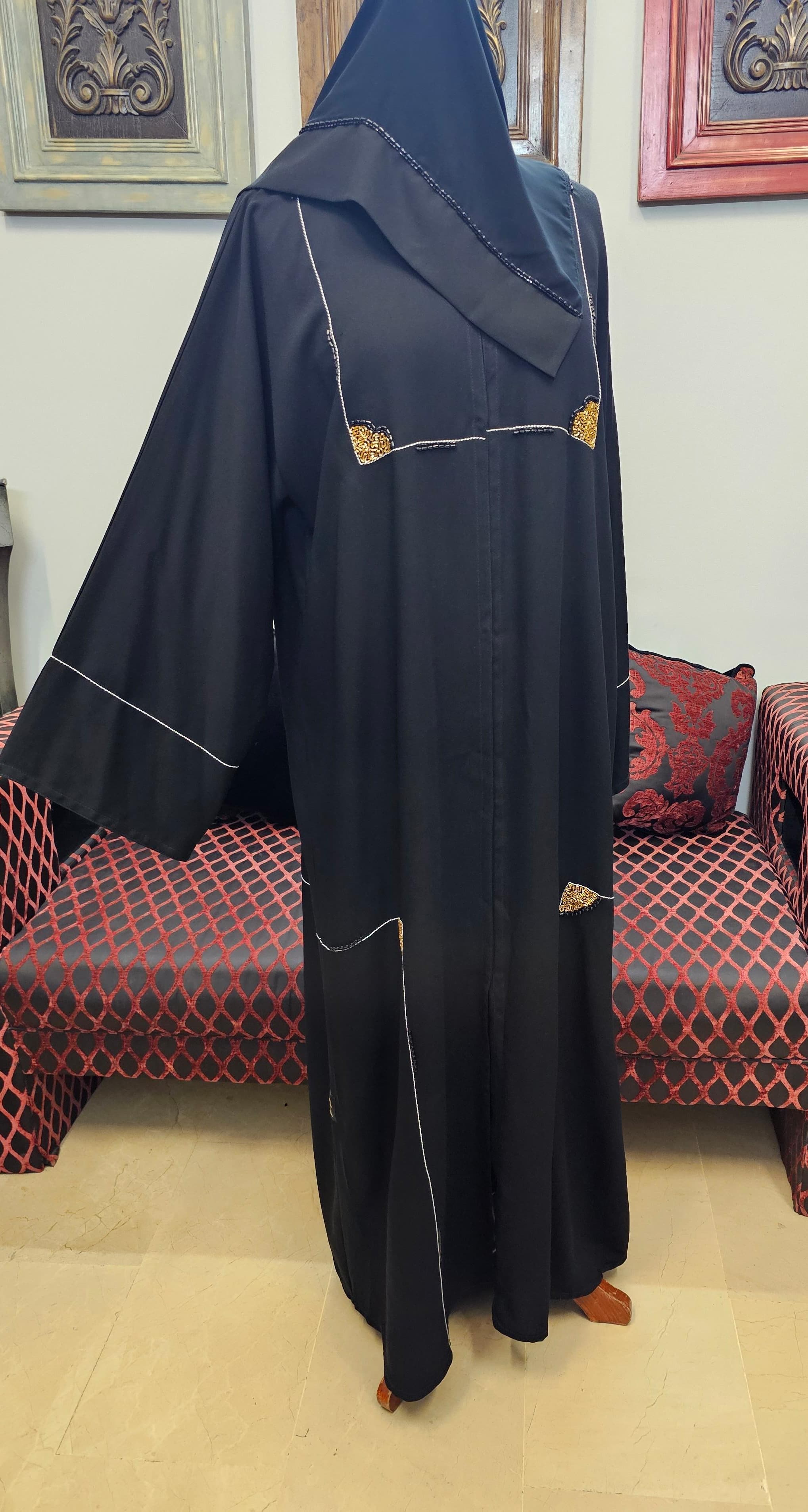 A1536 Korean Crepe Abaya