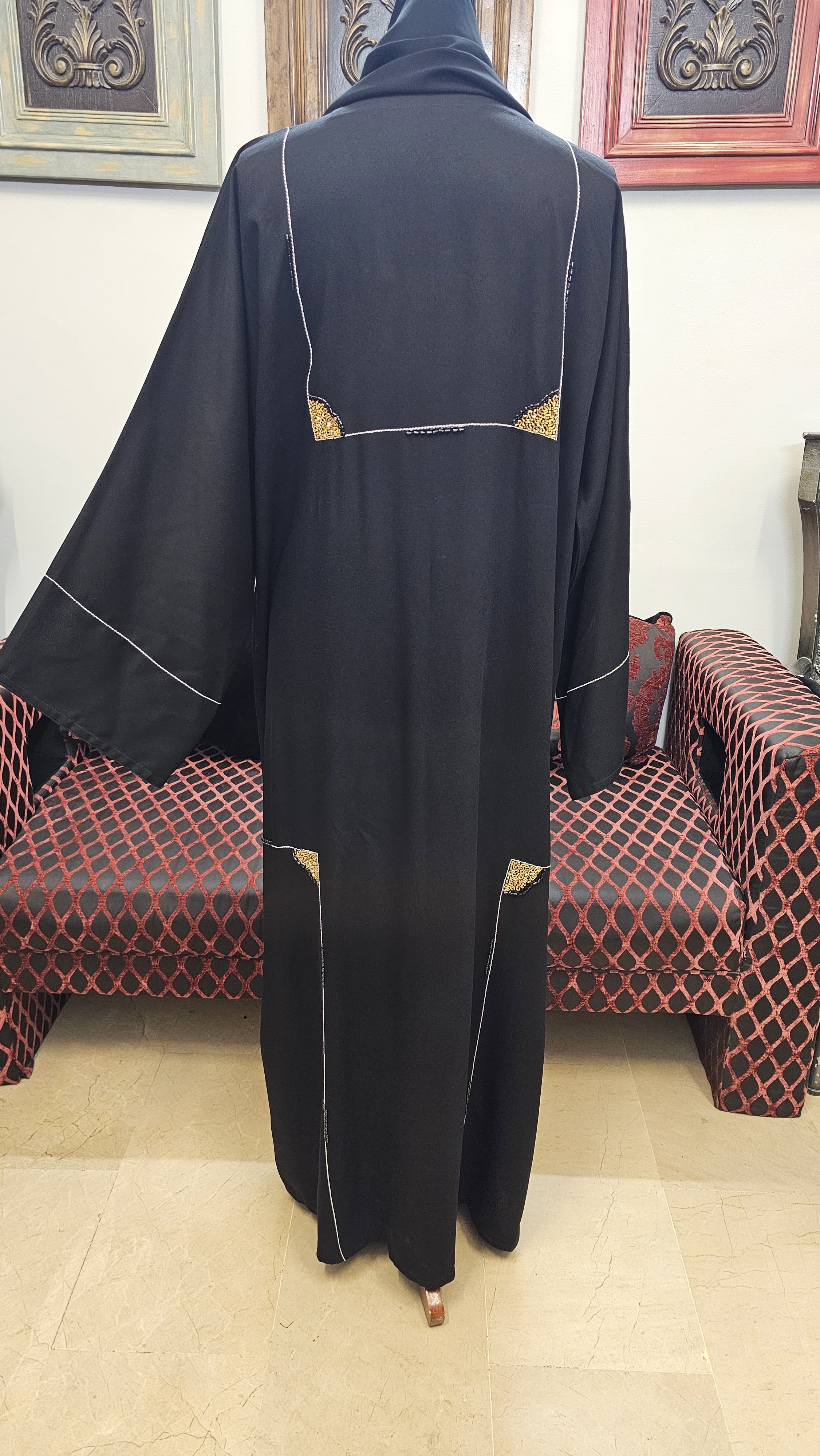 A1536 Korean Crepe Abaya
