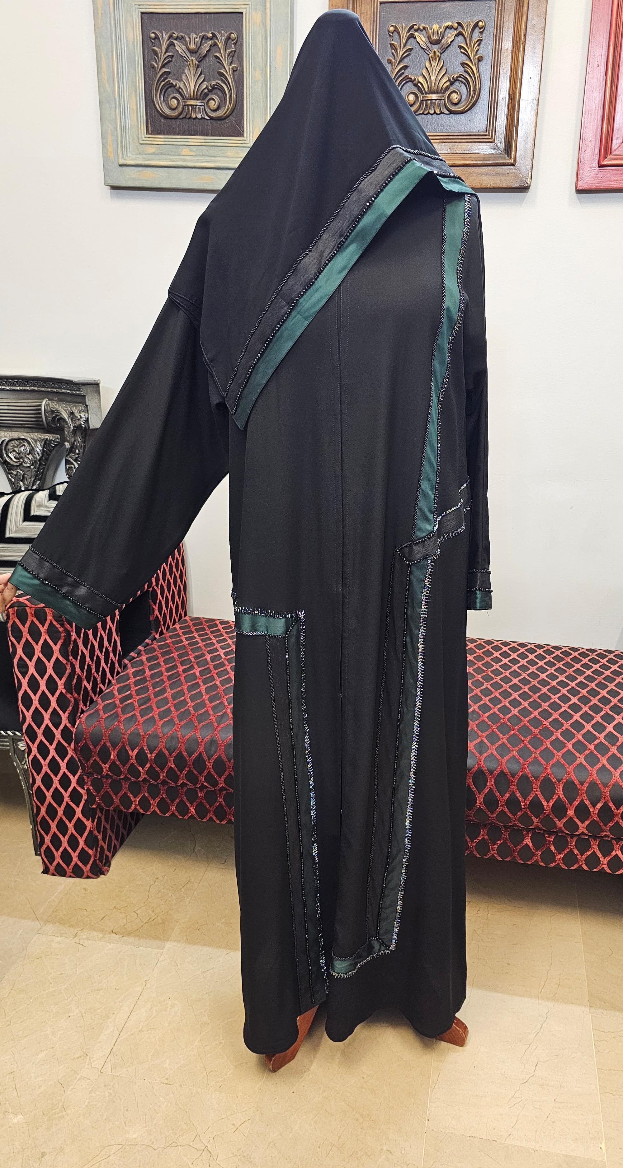 A1524 Korean Crepe Abaya