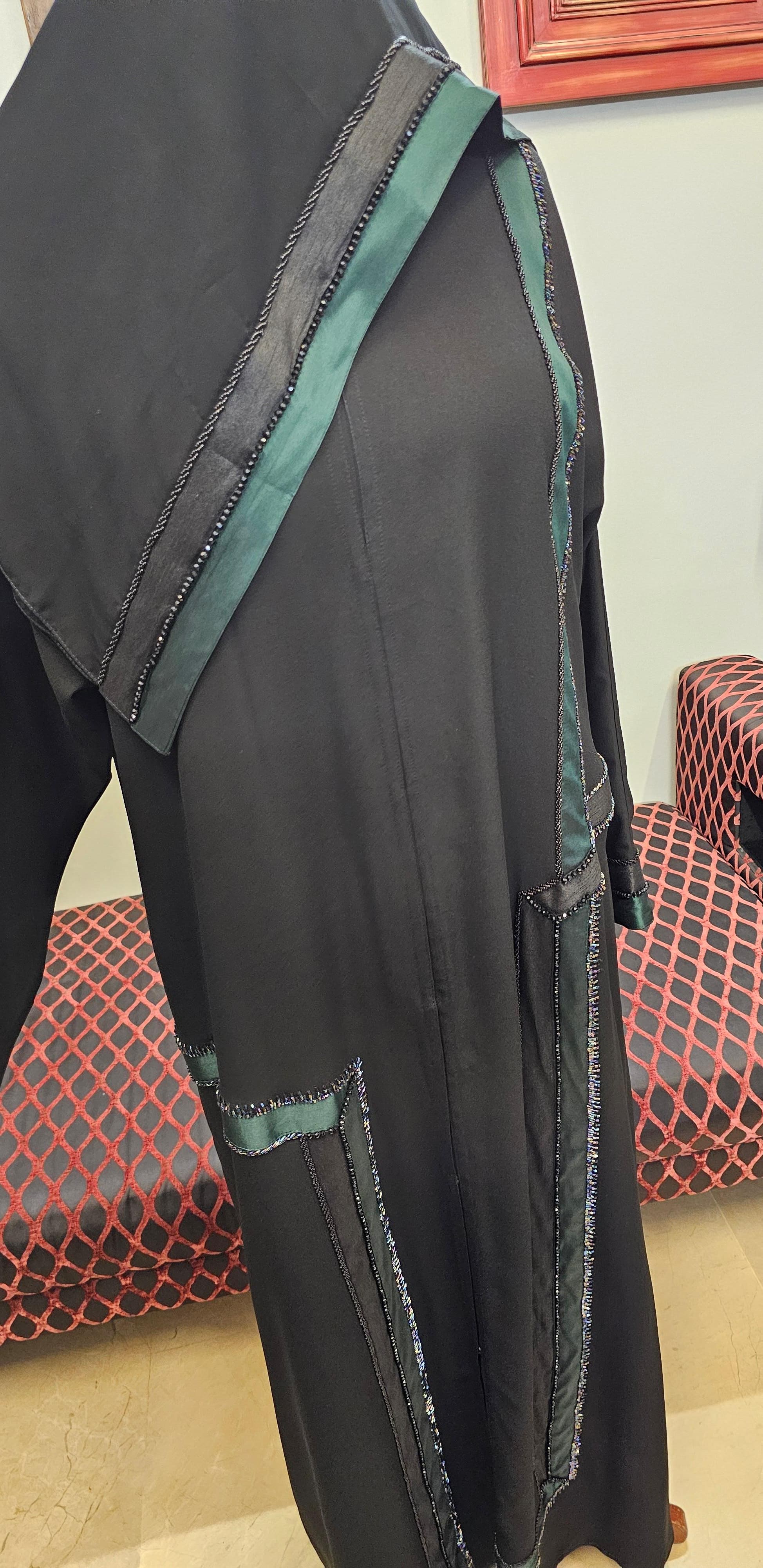 A1524 Korean Crepe Abaya