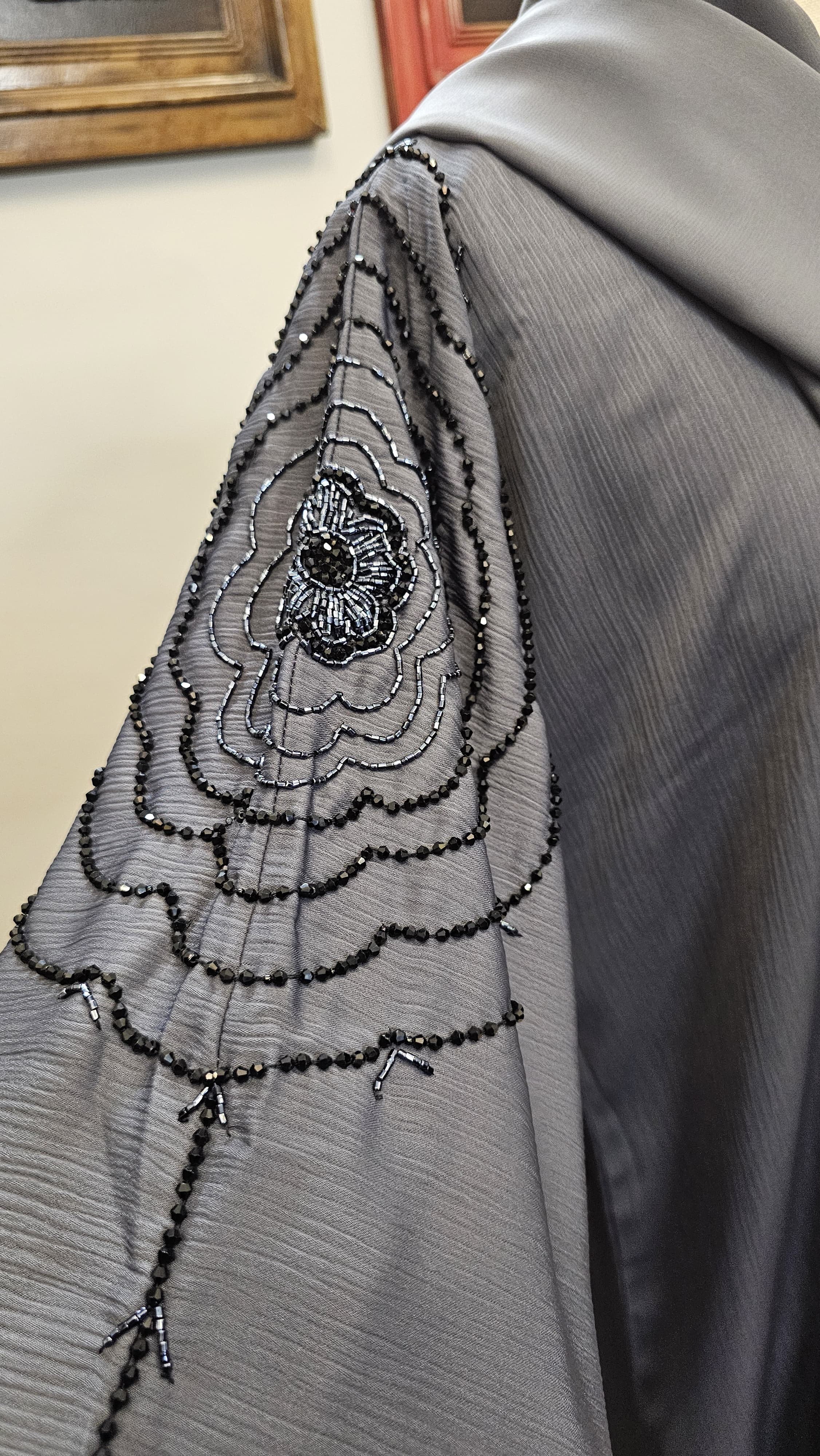 A1522 Crinkle Nada Abaya