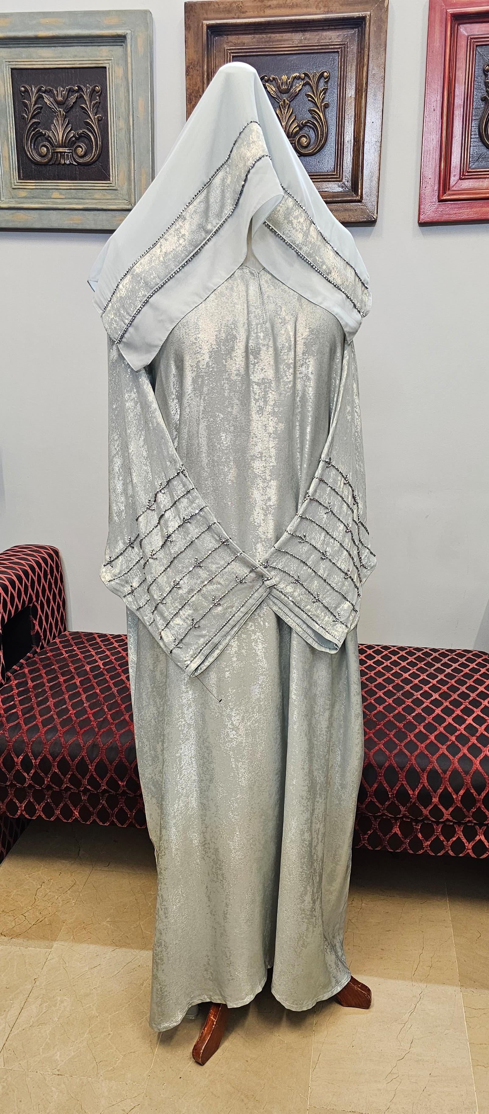A1364-K Shimmer Brosha Abaya