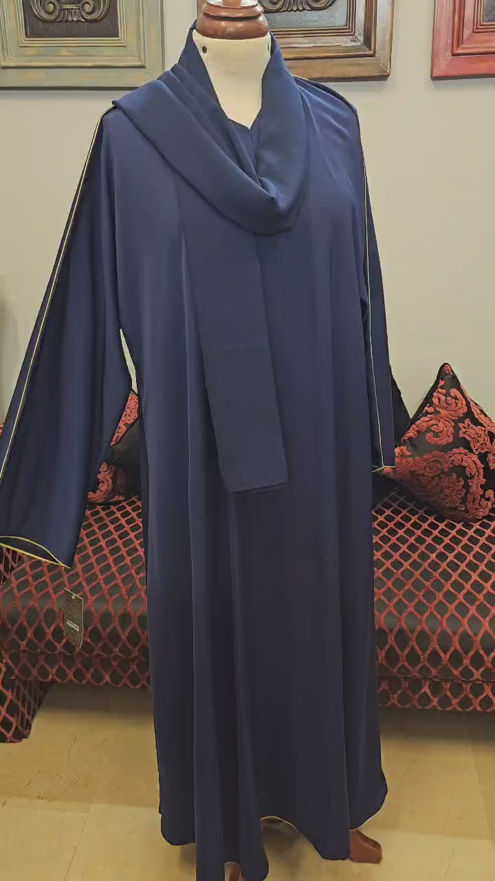 A1455 Crinkle Nada Abaya