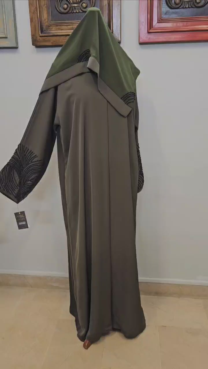 A1358 Korean Nada Abaya