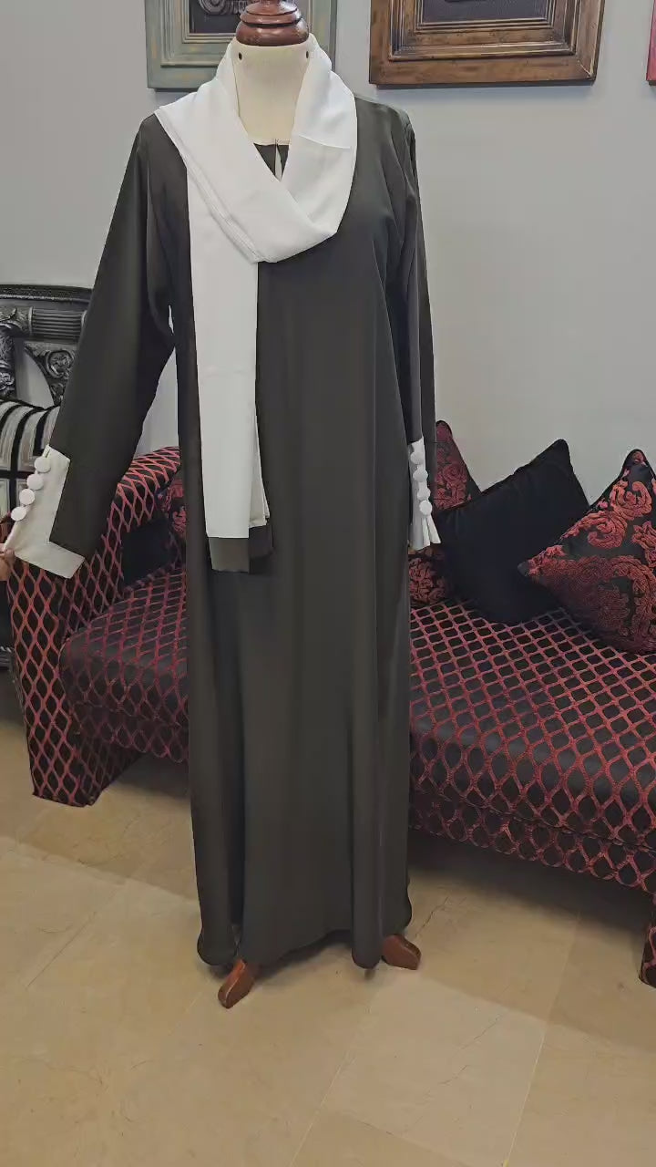 A1473 Korean Nada Abaya