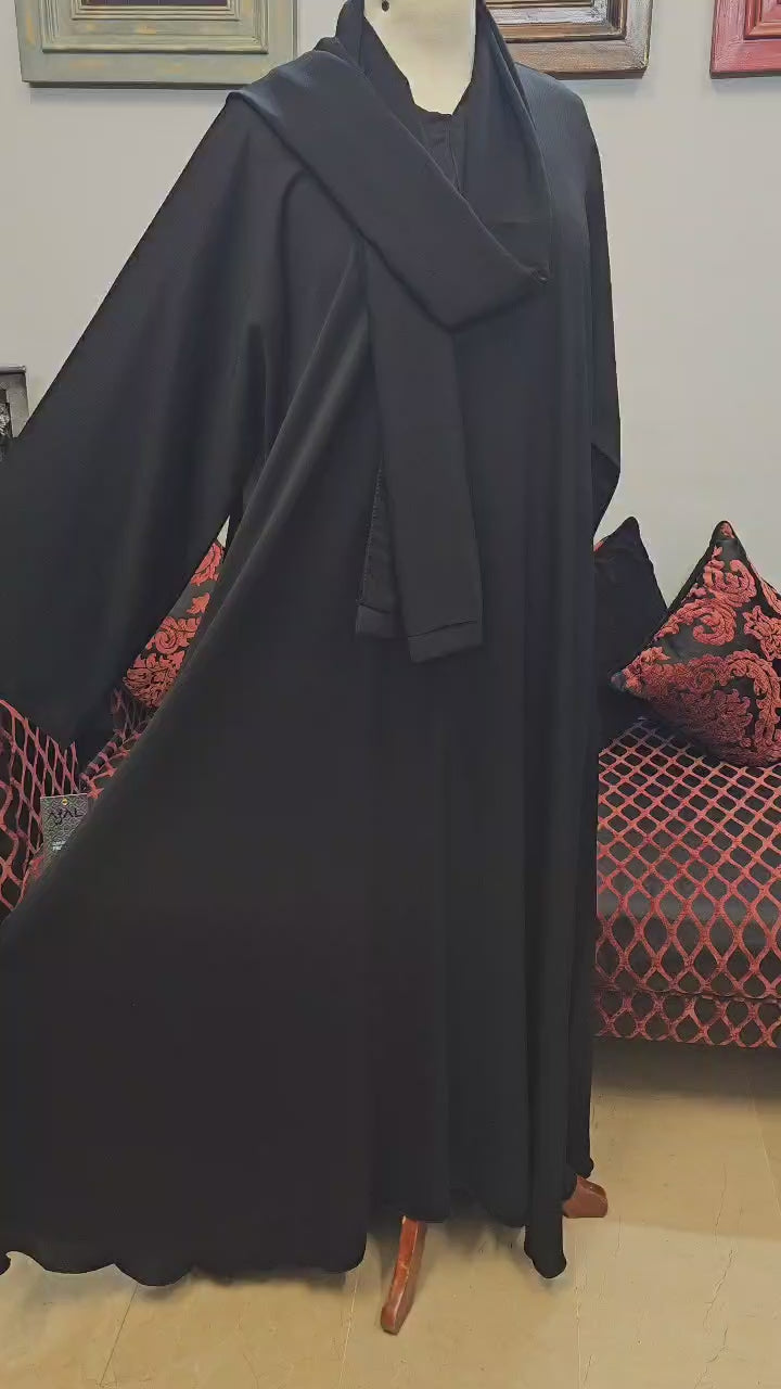 A1455 Crinkle Nada Abaya