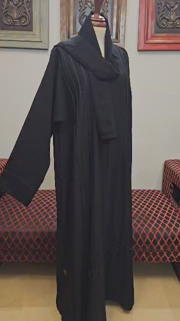 A1603 Crinkle Nada Abaya