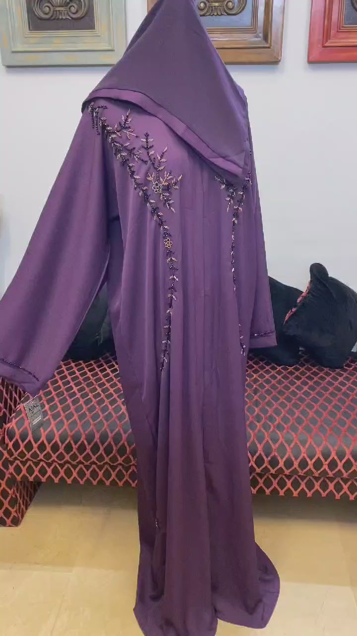 A1265 Crinkle Nada Abaya