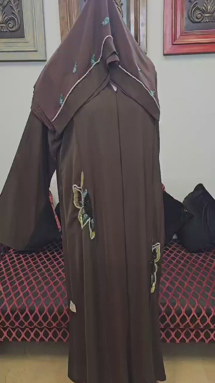 A1401 Korean Nada Abaya