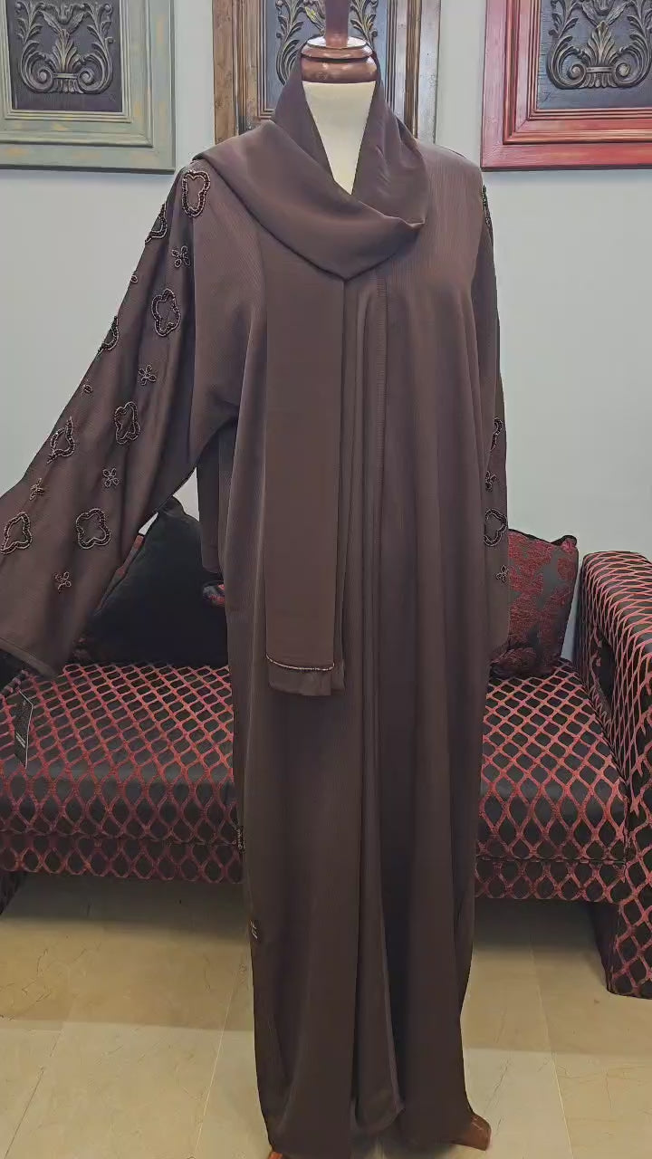 A1459 Crinkle Nada Abaya