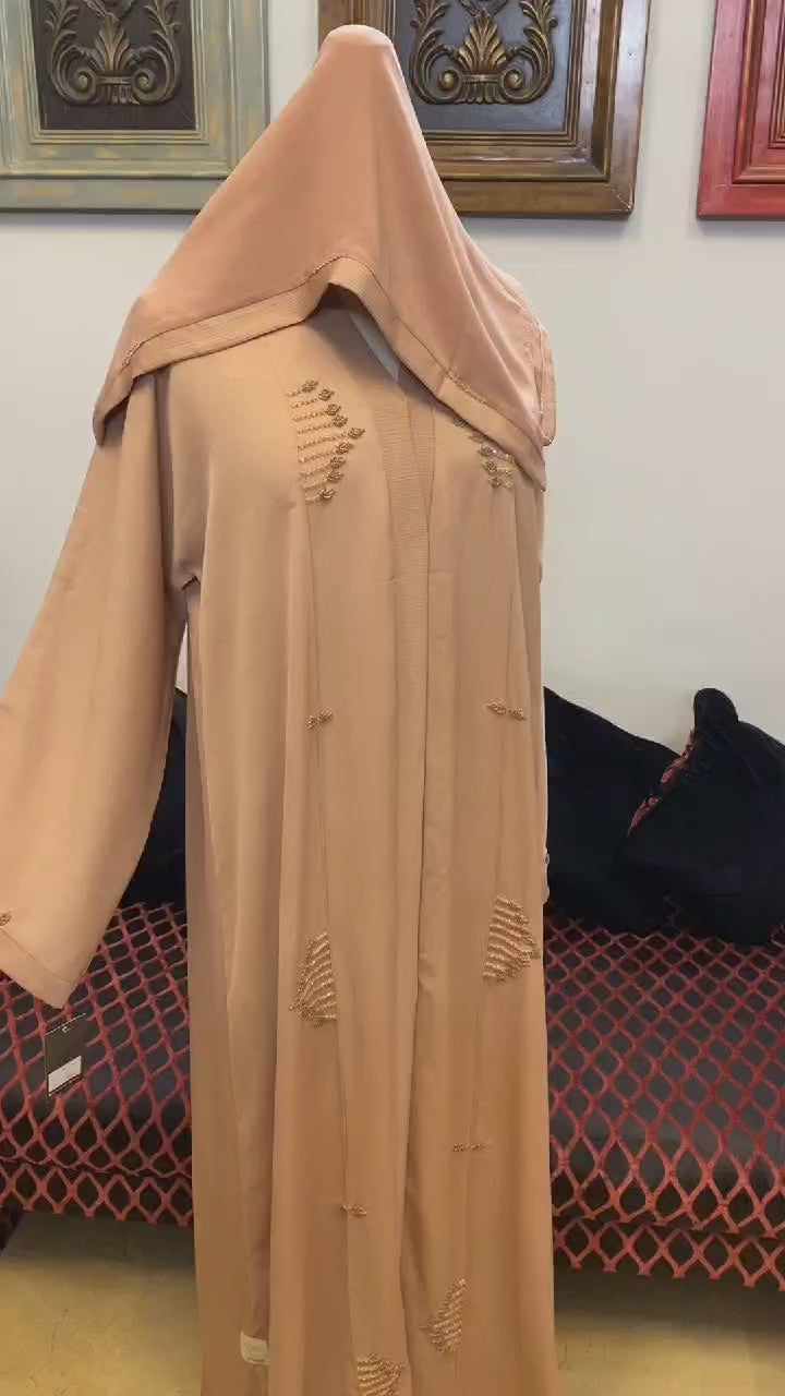 A1261 Crinkle Nada Abaya
