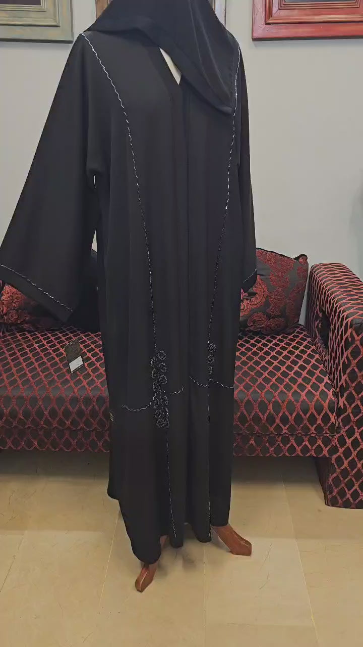 A1475 Crinkle Nada Abaya
