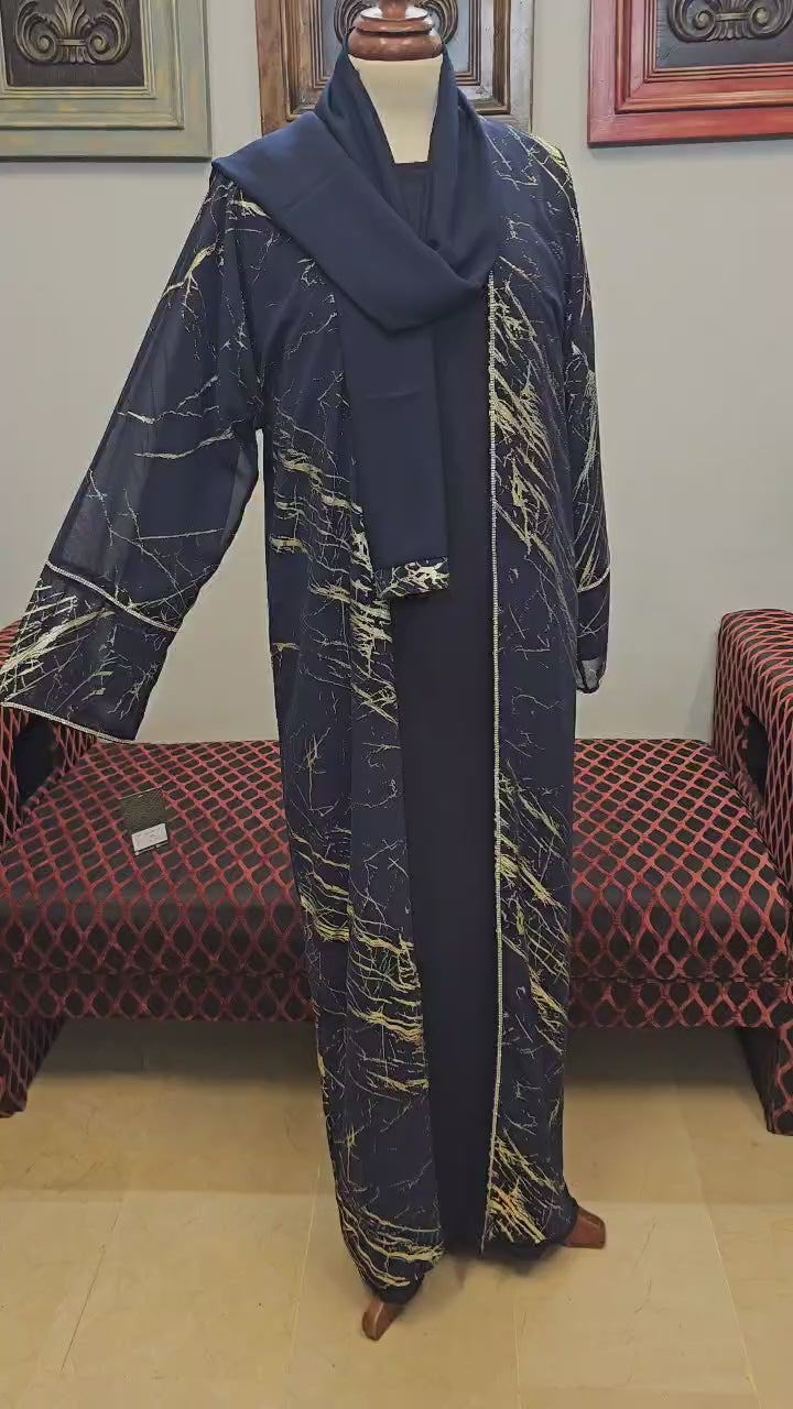 A1441 Chhiffon Abaya