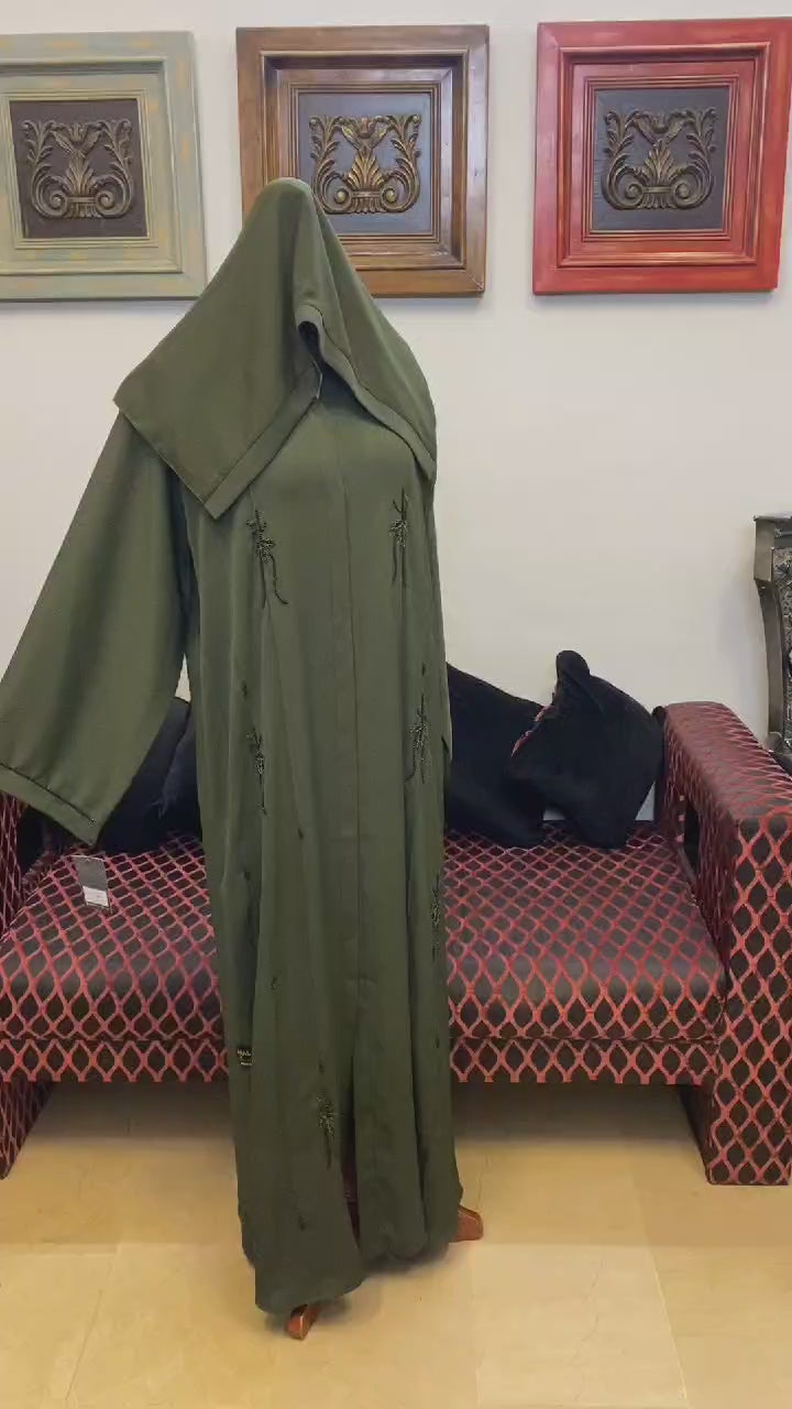 A1262 Crinkle Nada Abaya