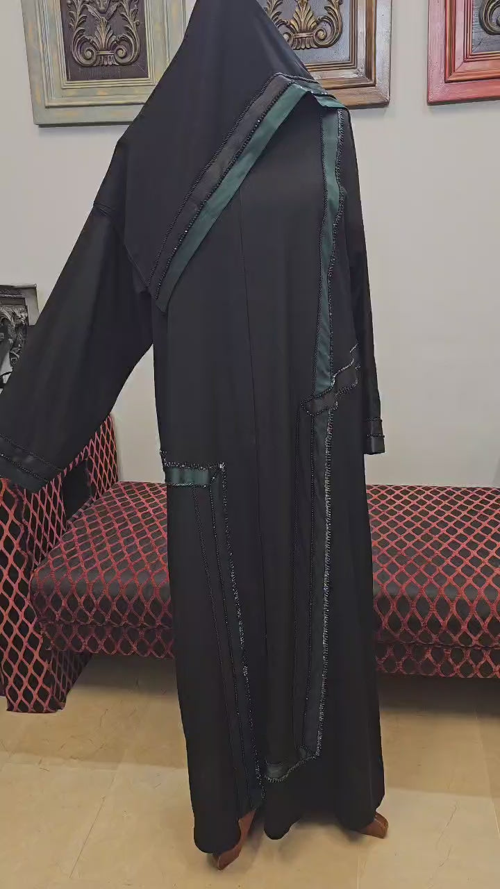 A1524 Korean Crepe Abaya