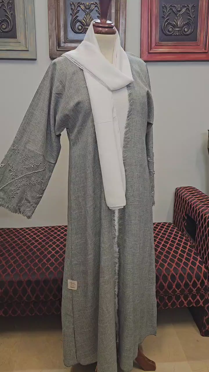 A1549 Denim Milaanj Abaya